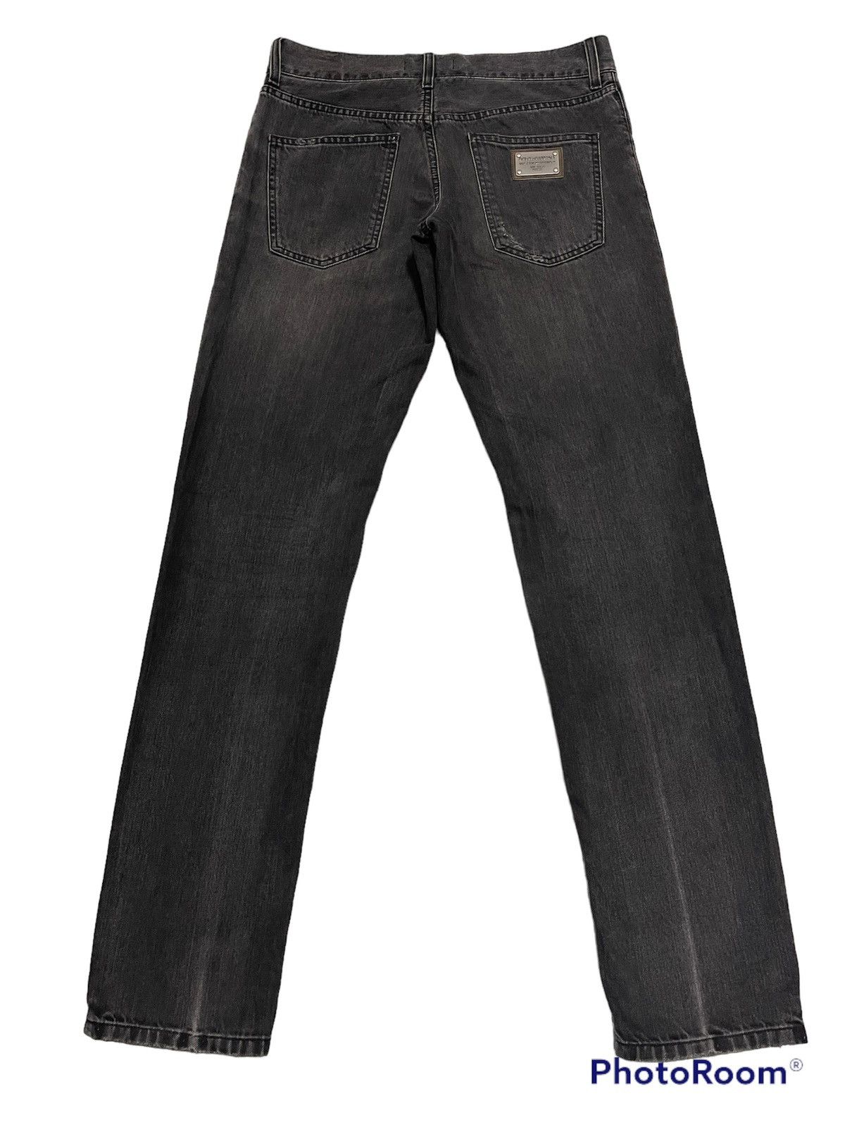 Dolce & Gabbana DOLCE & GABBANA DISTRESSED BLACK JEANS DENIM Size US 32 / EU 48 - 2 Thumbnail