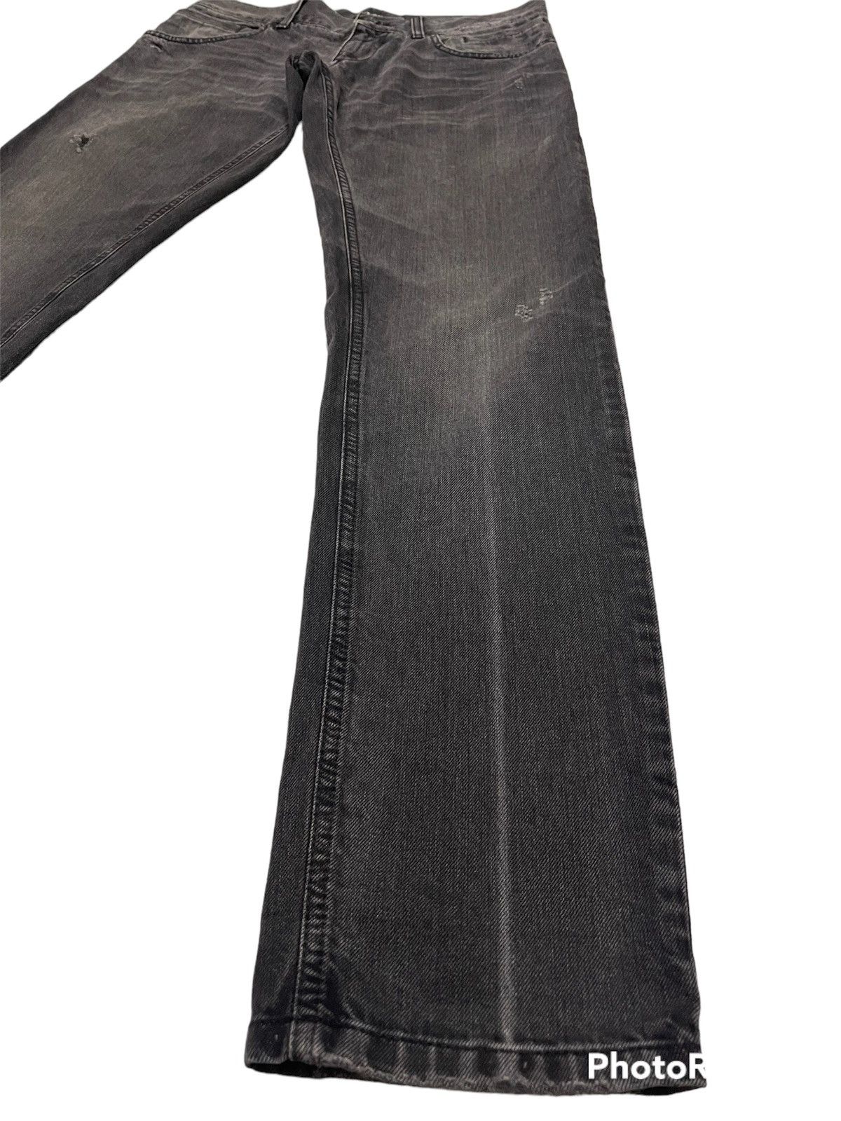 Dolce & Gabbana DOLCE & GABBANA DISTRESSED BLACK JEANS DENIM Size US 32 / EU 48 - 14 Thumbnail