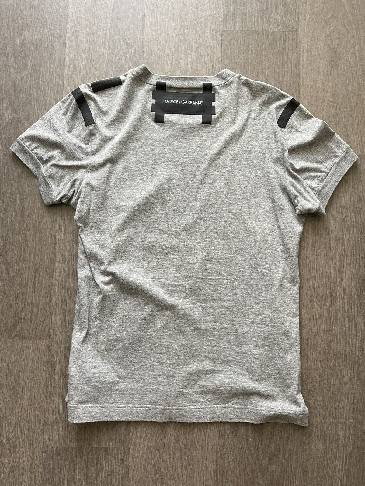 Dolce & Gabbana Matte black stripe t-shirt Size US M / EU 48-50 / 2 - 2 Thumbnail