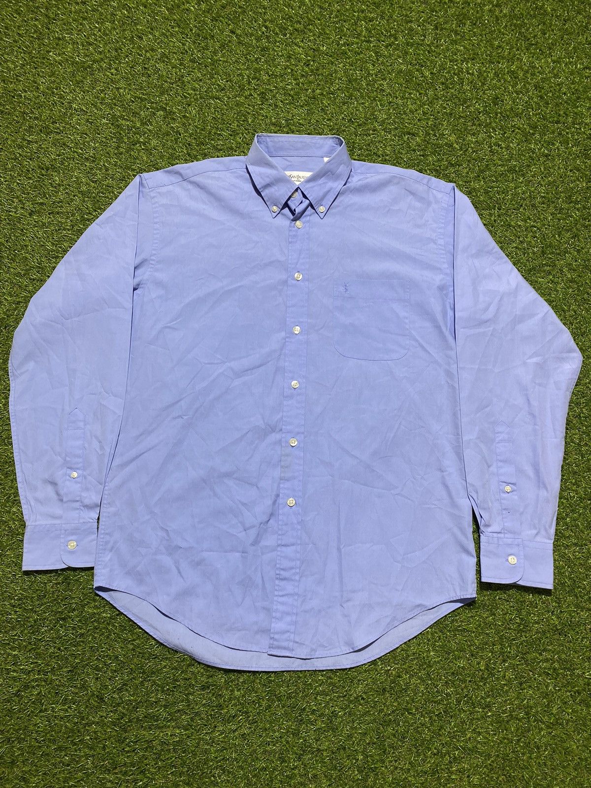 Yves Saint Laurent Vintage Yves Saint Laurent YSL shirt luxury style size L Size US L / EU 52-54 / 3 - 2 Thumbnail