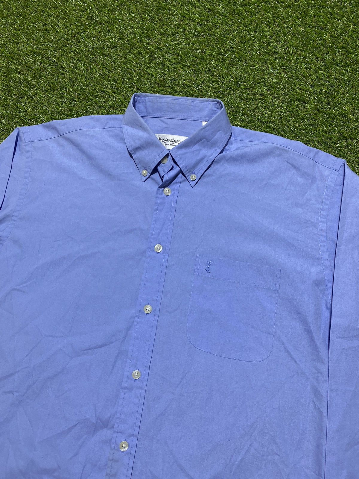 Yves Saint Laurent Vintage Yves Saint Laurent YSL shirt luxury style size L Size US L / EU 52-54 / 3 - 1 Thumbnail