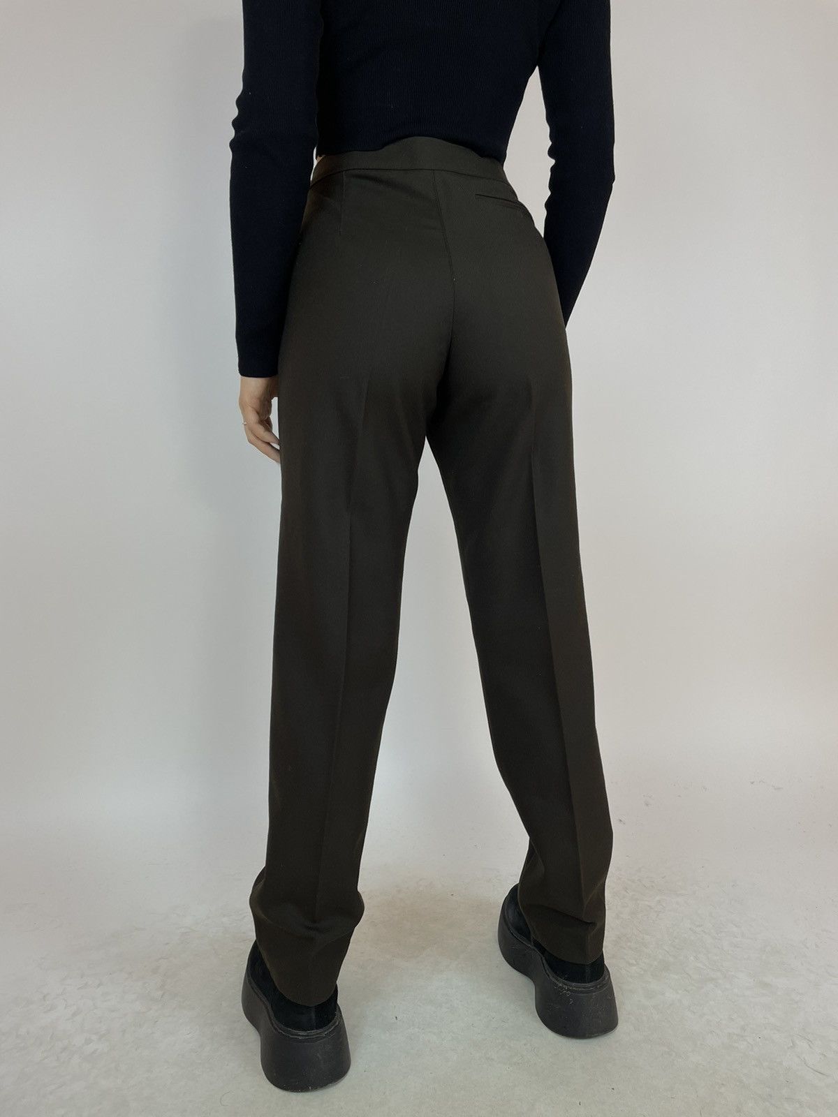 Uniqlo Uniqlo U Pants Dark Brown straight fit Womens size 27 Size 27" / US 4 / IT 40 - 5 Thumbnail