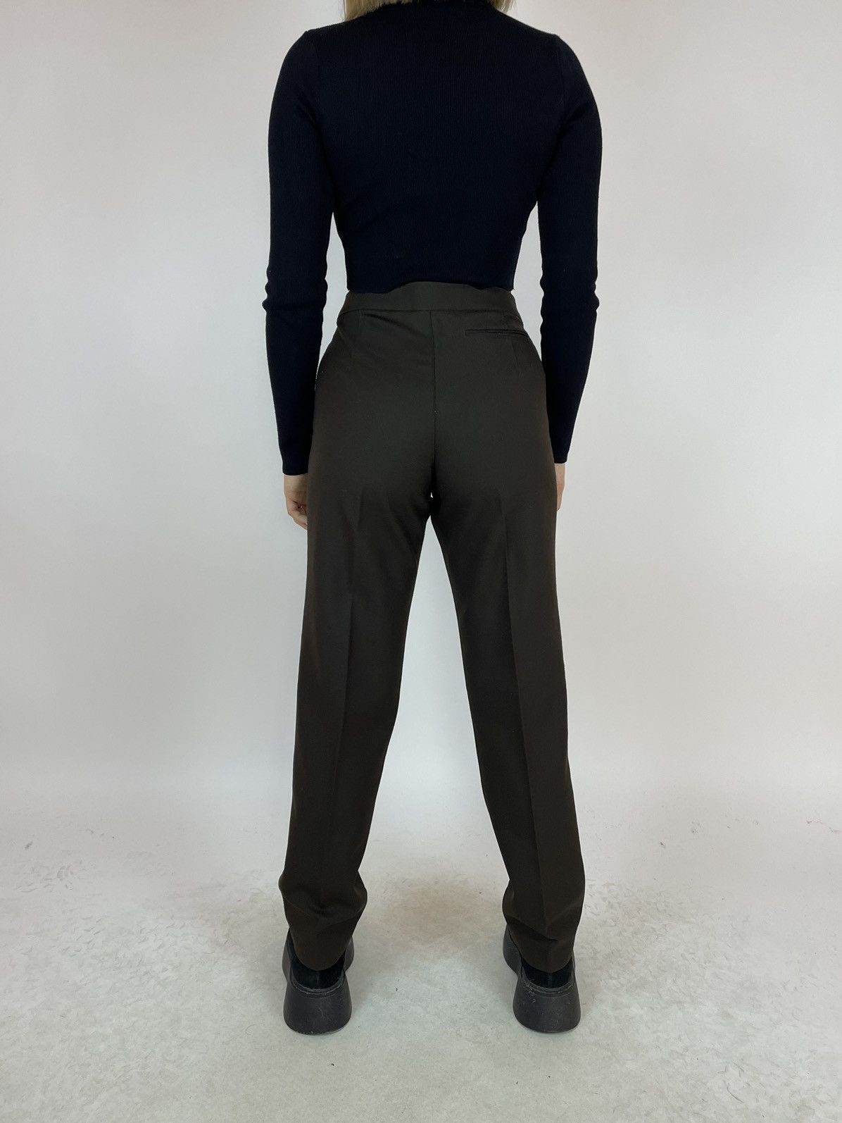 Uniqlo Uniqlo U Pants Dark Brown straight fit Womens size 27 Size 27" / US 4 / IT 40 - 4 Thumbnail