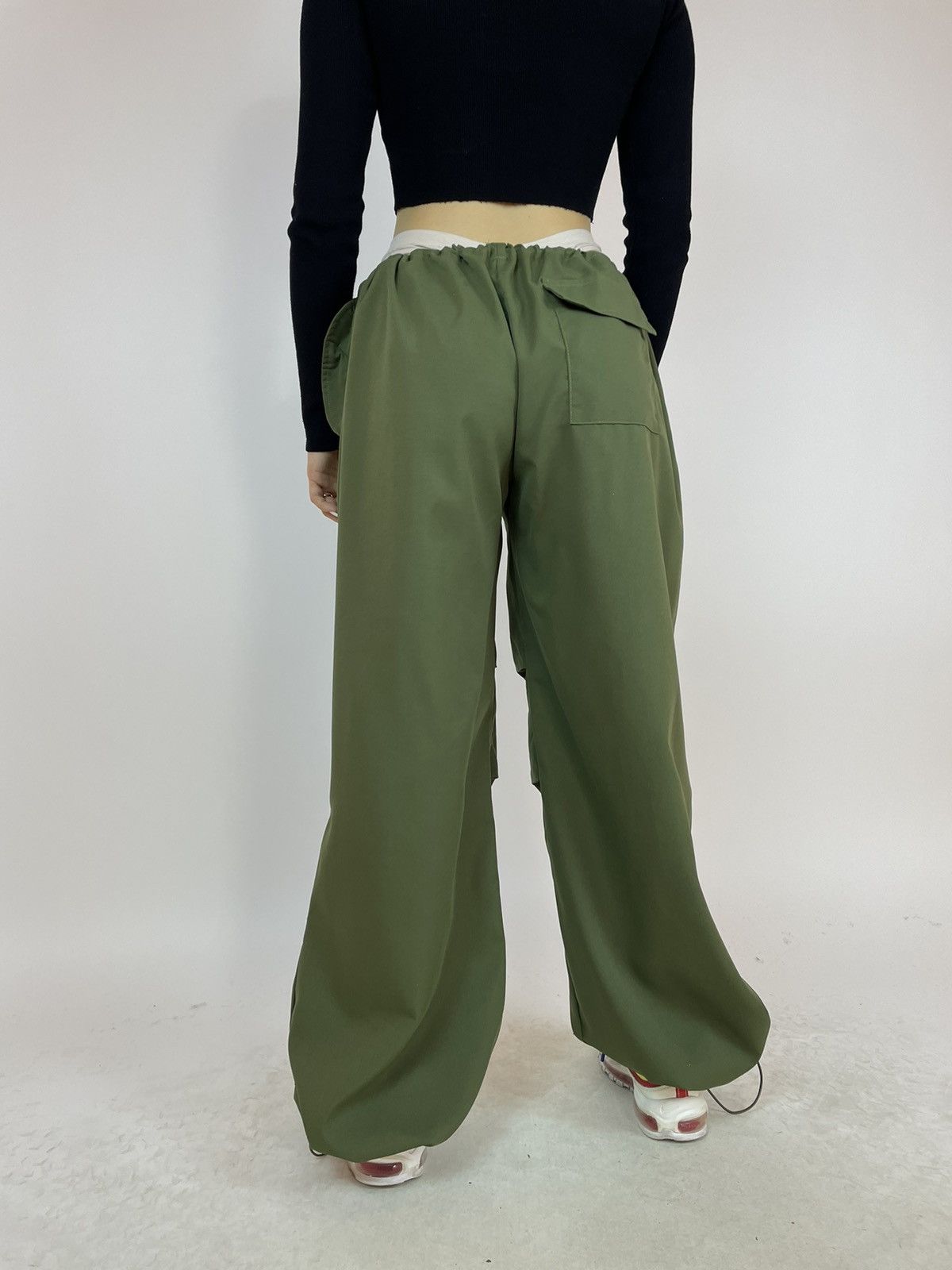 Japanese Brand Women's Parachute pants Fashion Sexy Lounge size L Size 27" / US 4 / IT 40 - 9 Thumbnail