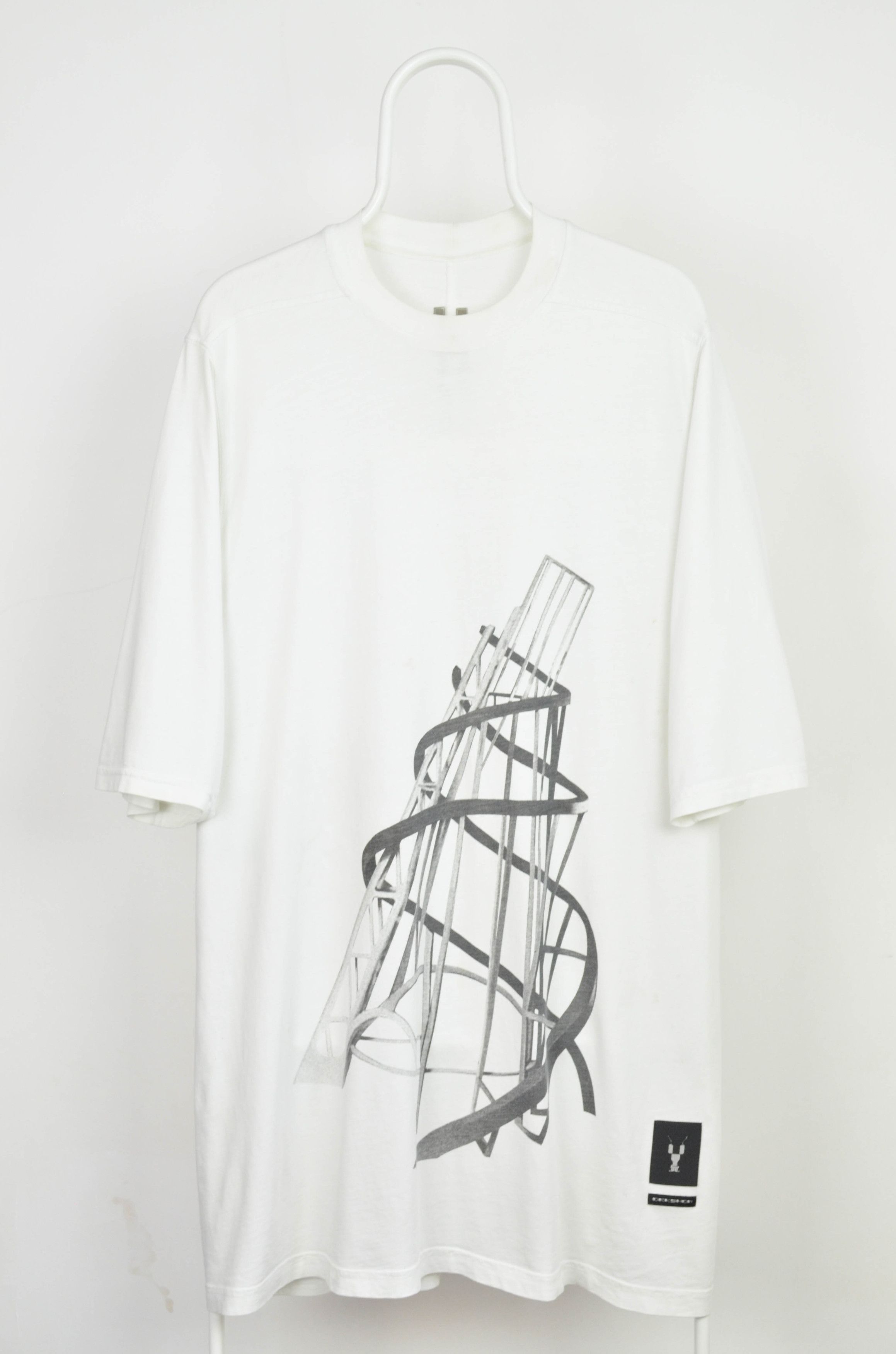 Rick Owens Rick Owens Drkshdw Geometric Tee Size US S / EU 44-46 / 1 - 1 Thumbnail