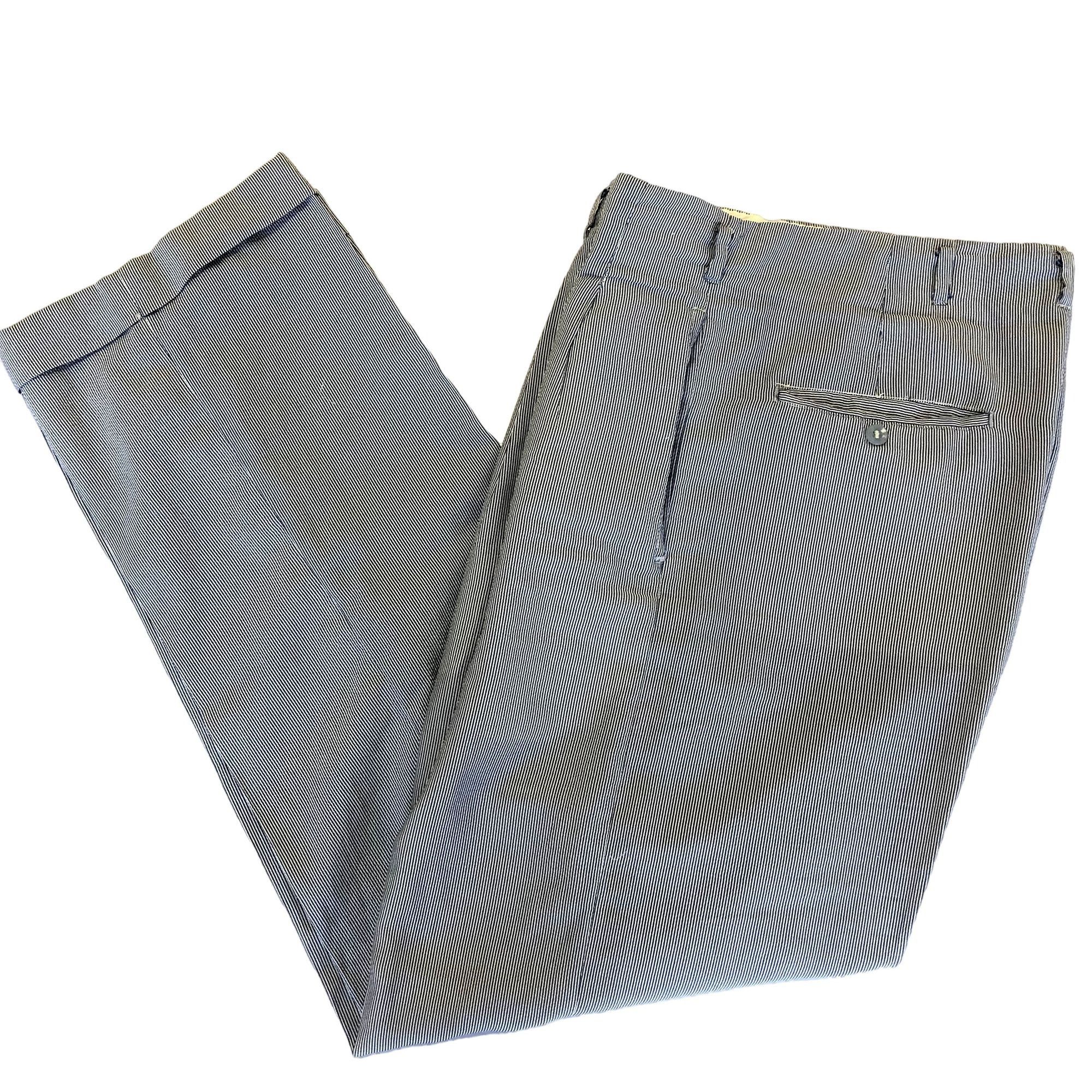 40's Seersucker Breeches ULTRA THIN ROCKABILLY Trousers