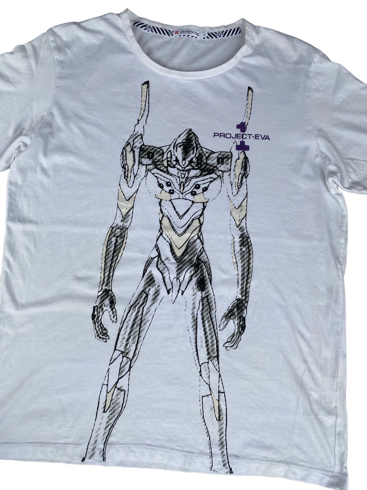 Anime × Cartoon Network × Japanese Brand RARE NEON GENESIS EVANGELION ANIME MOVIE. #A11 Size US L / EU 52-54 / 3 - 2 Thumbnail