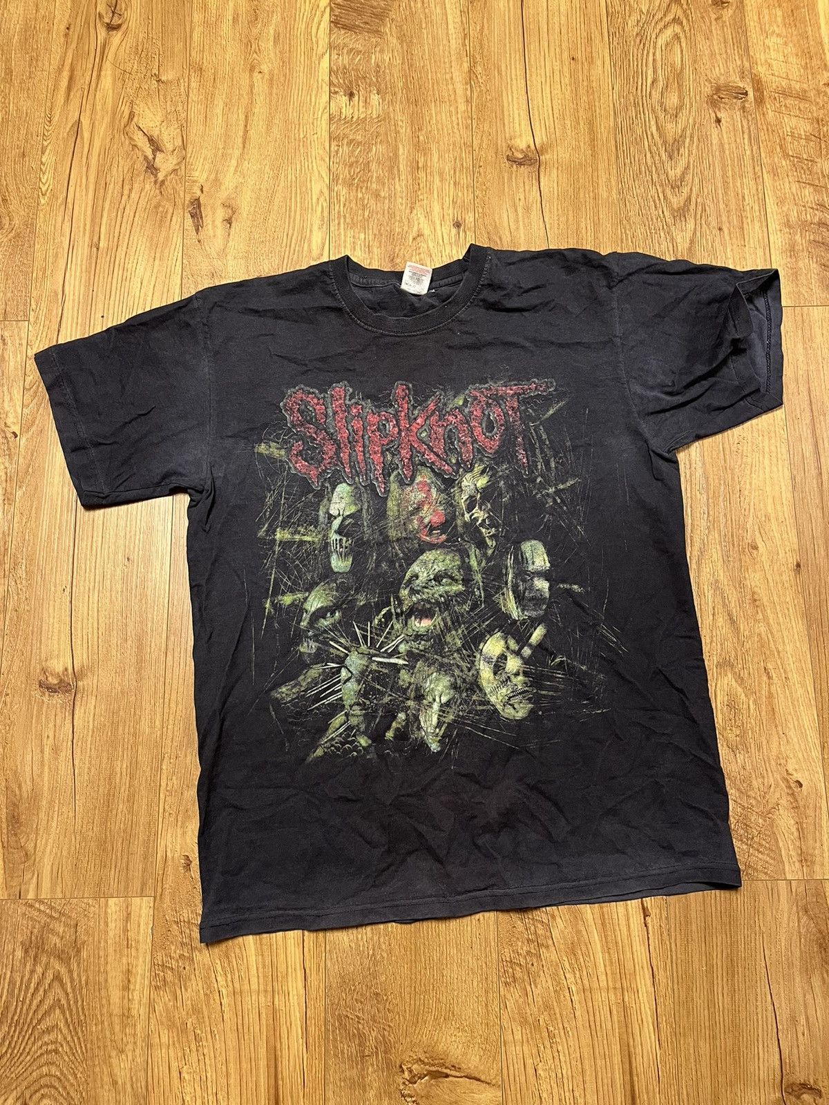 Band Tees × Slipknot × Vintage Y2K Slipknot tee shirt 2004 Vol.3: The Subliminal Verses Size US L / EU 52-54 / 3 - 1 Thumbnail