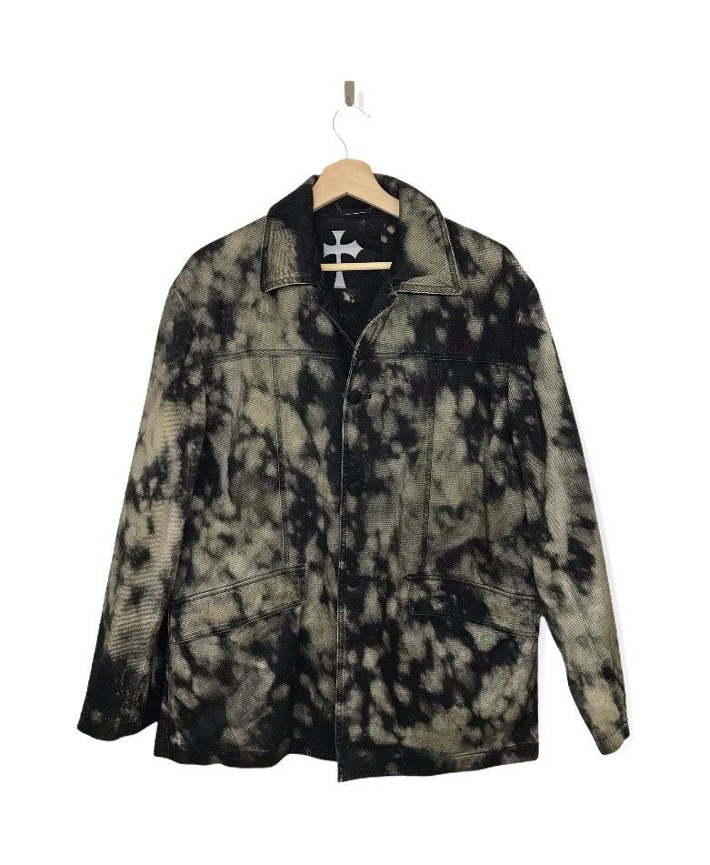 Japanese Brand × Yoshiyuki Konishi 🔥Ficce By Yoshiyuki Konishi Acidwash Peacoat Size US M / EU 48-50 / 2 - 1 Thumbnail