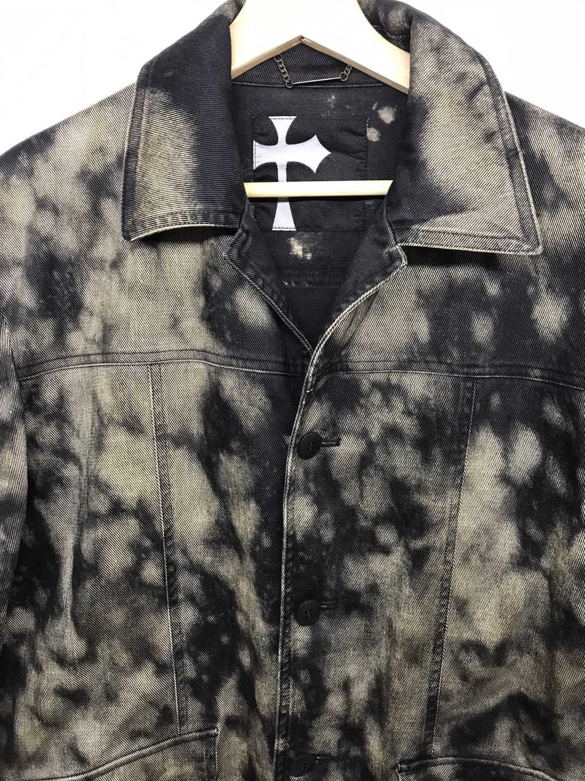 Japanese Brand × Yoshiyuki Konishi 🔥Ficce By Yoshiyuki Konishi Acidwash Peacoat Size US M / EU 48-50 / 2 - 3 Thumbnail