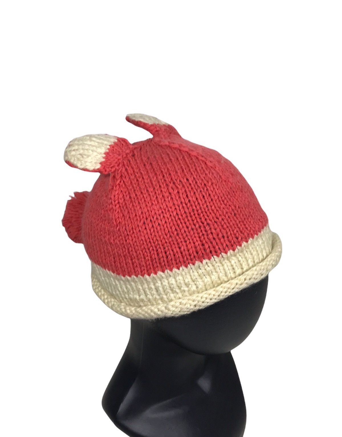 Japanese Brand Vintage Animal Bunny Horn Beanie Knits Hats Size ONE SIZE - 2 Thumbnail