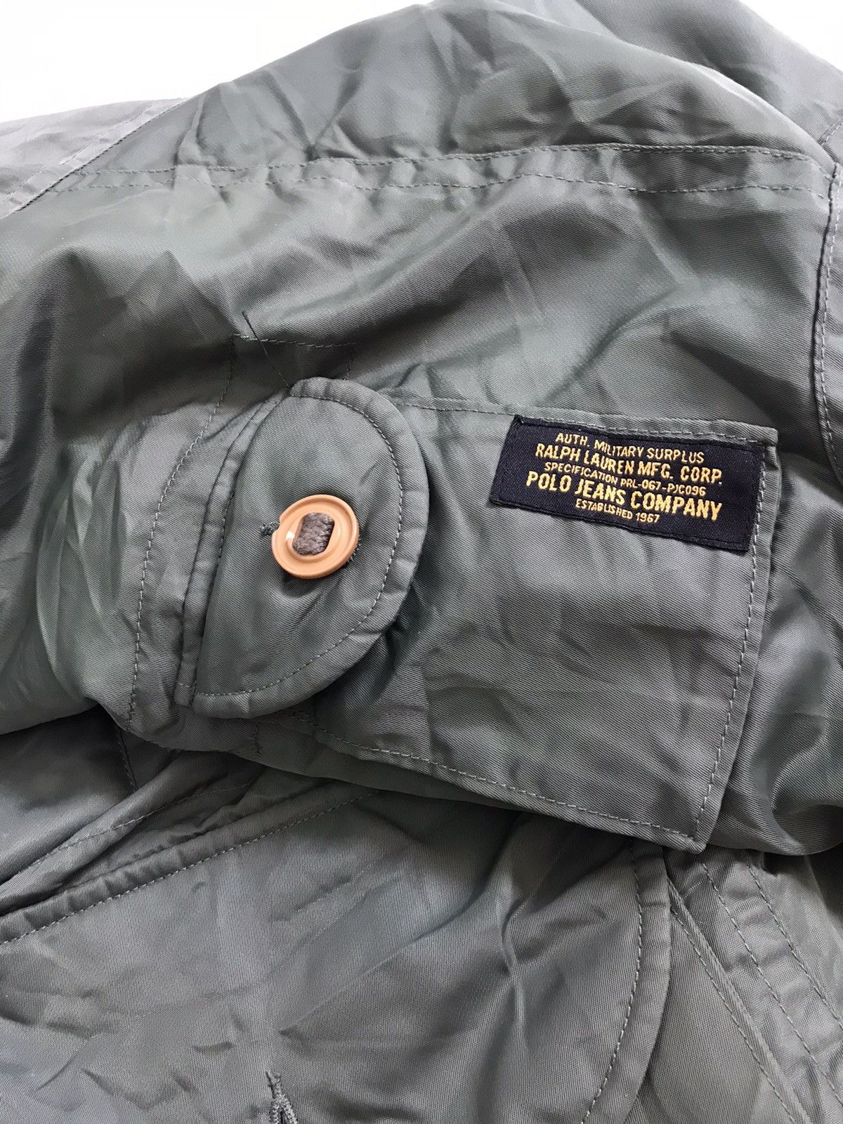 Polo Ralph Lauren × RRL Ralph Lauren 🔥Polo Ralph Lauren Military Surplus Ma-1 Down Parka Size US XL / EU 56 / 4 - 8 Thumbnail