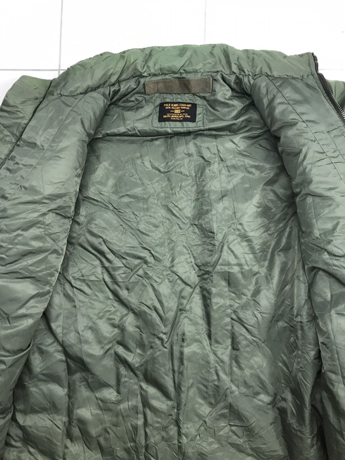 Polo Ralph Lauren × RRL Ralph Lauren 🔥Polo Ralph Lauren Military Surplus Ma-1 Down Parka Size US XL / EU 56 / 4 - 6 Thumbnail