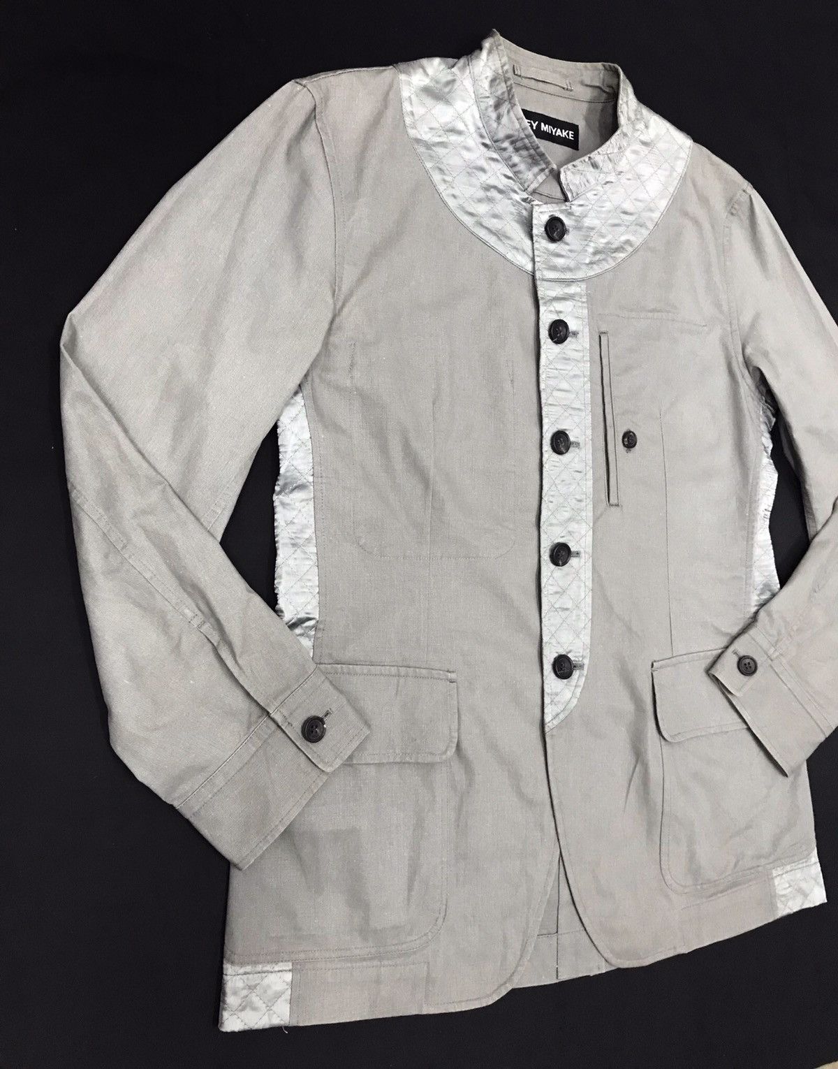 Issey Miyake 🇯🇵Archival Mandarin Style ISSEY MIYAKE quilted jacket Size US M / EU 48-50 / 2 - 3 Thumbnail