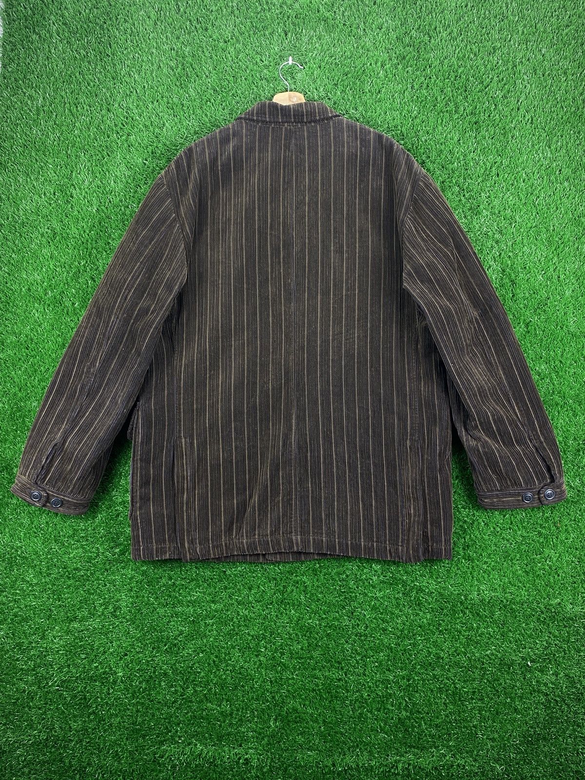 C.P. Company × Vintage Vintage C.P. Company Corduroy Button Up Striped Jacket Size US XL / EU 56 / 4 - 7 Thumbnail