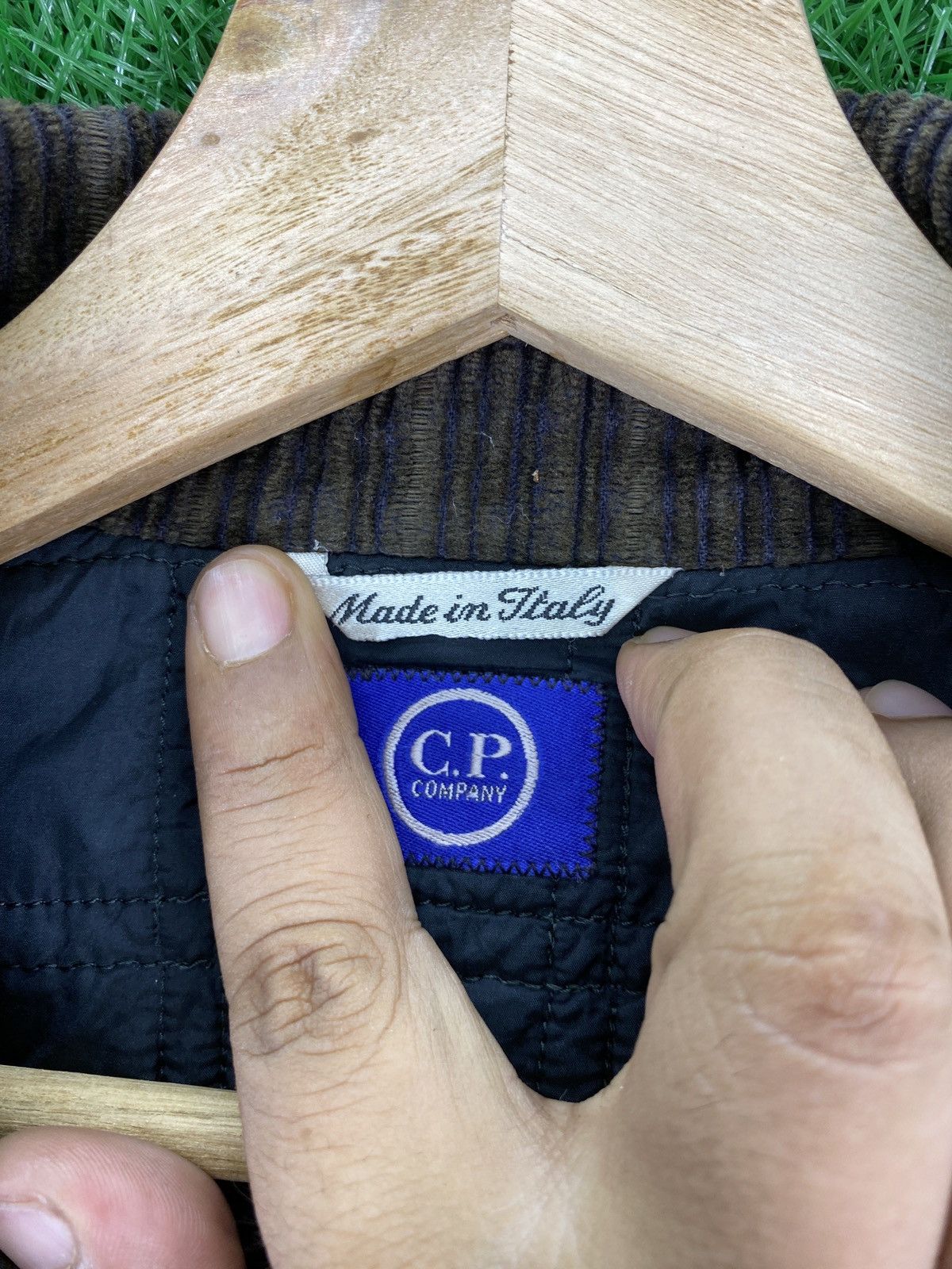 C.P. Company × Vintage Vintage C.P. Company Corduroy Button Up Striped Jacket Size US XL / EU 56 / 4 - 3 Thumbnail