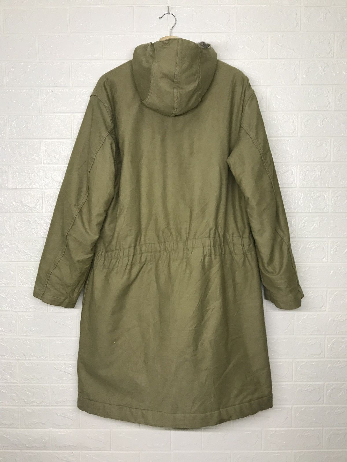 Vintage Vintage Houston Usn Military Fur Hoodie Parka Size US L / EU 52-54 / 3 - 5 Thumbnail