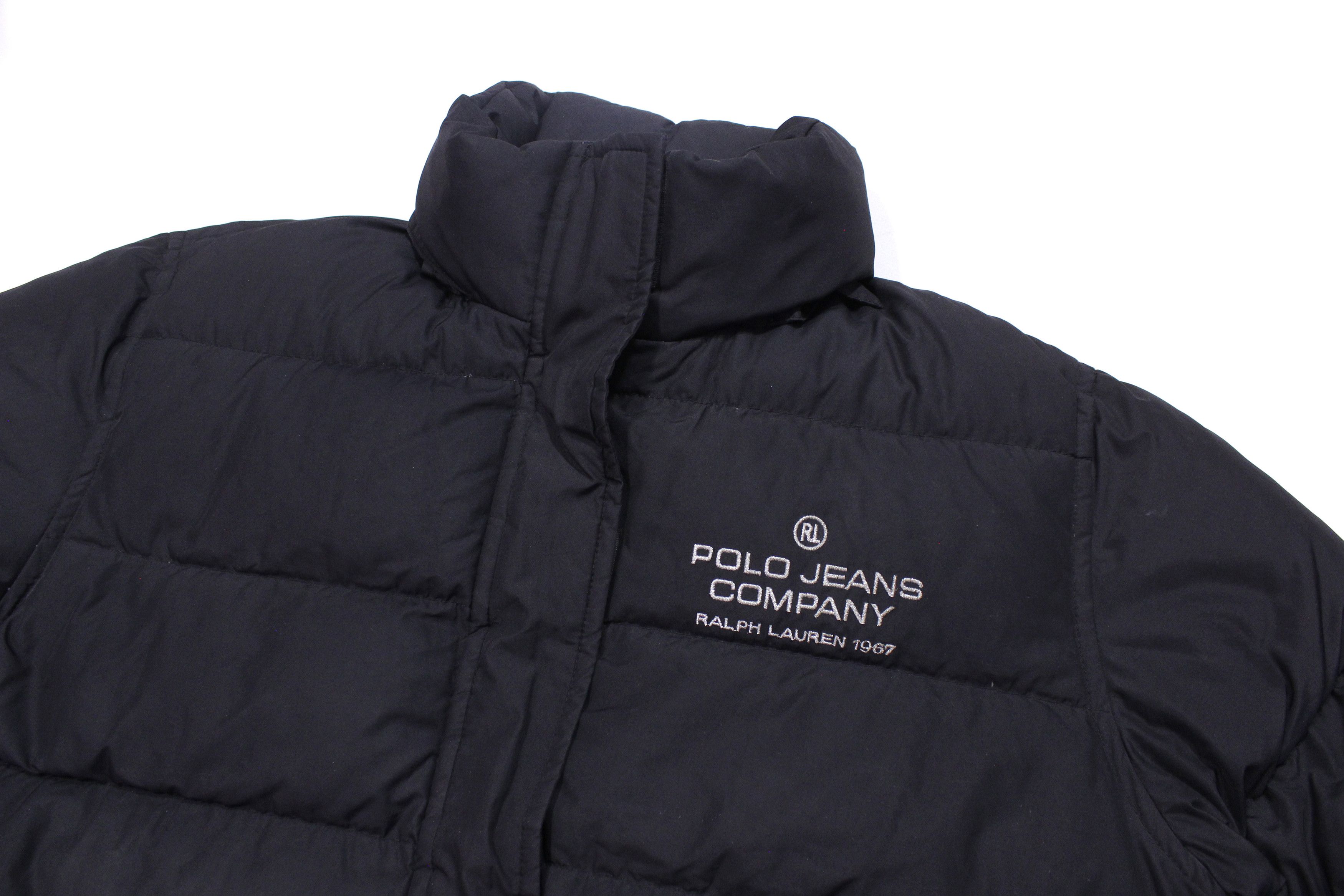 Polo Ralph Lauren 00S Logo Down Puffer Vintage Size L / US 10 / IT 46 - 4 Thumbnail