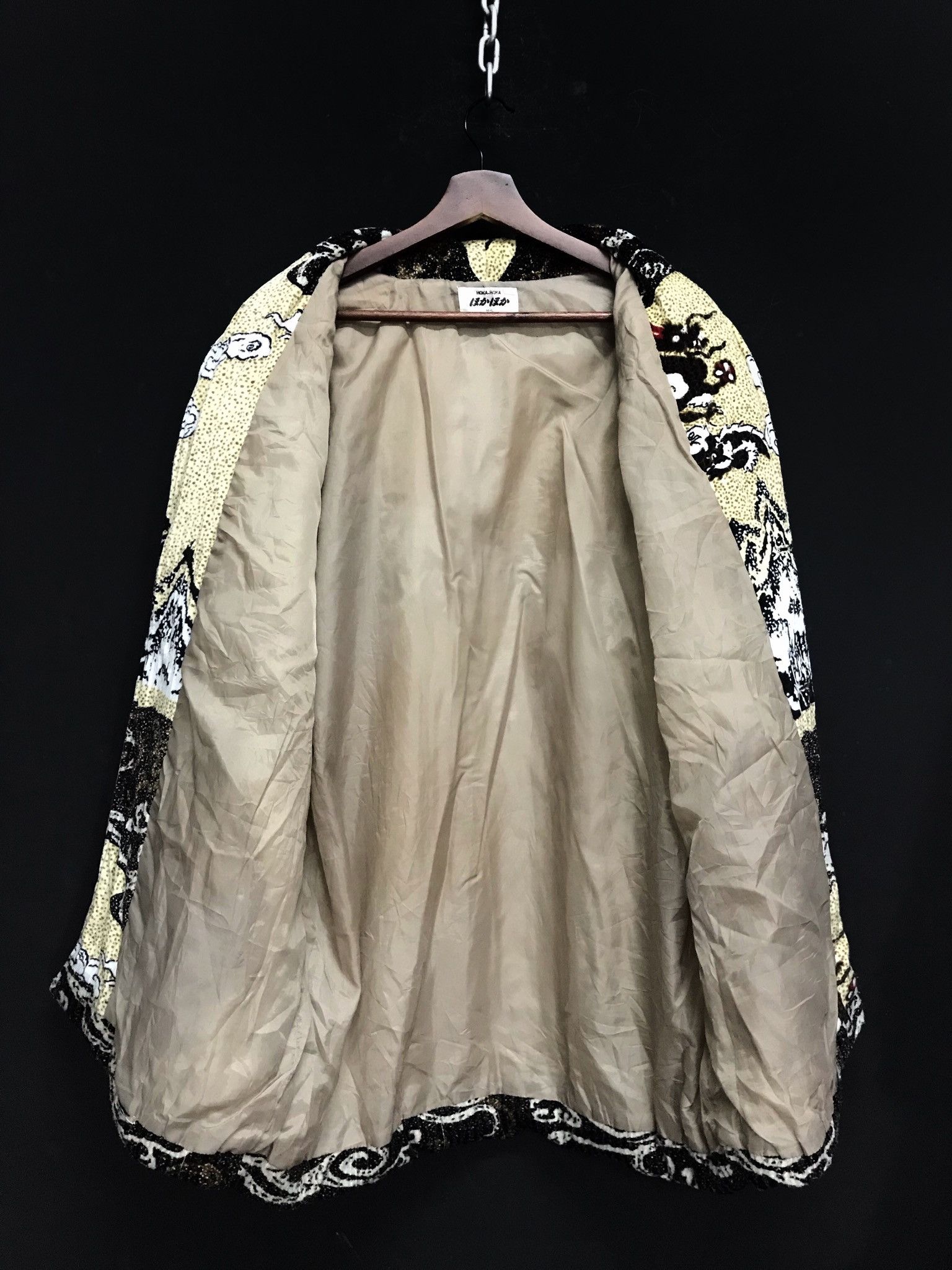 Japanese Brand × Vintage Japanese Traditional Dragon Overprint Quilted Warm Jacket Size US L / EU 52-54 / 3 - 9 Thumbnail