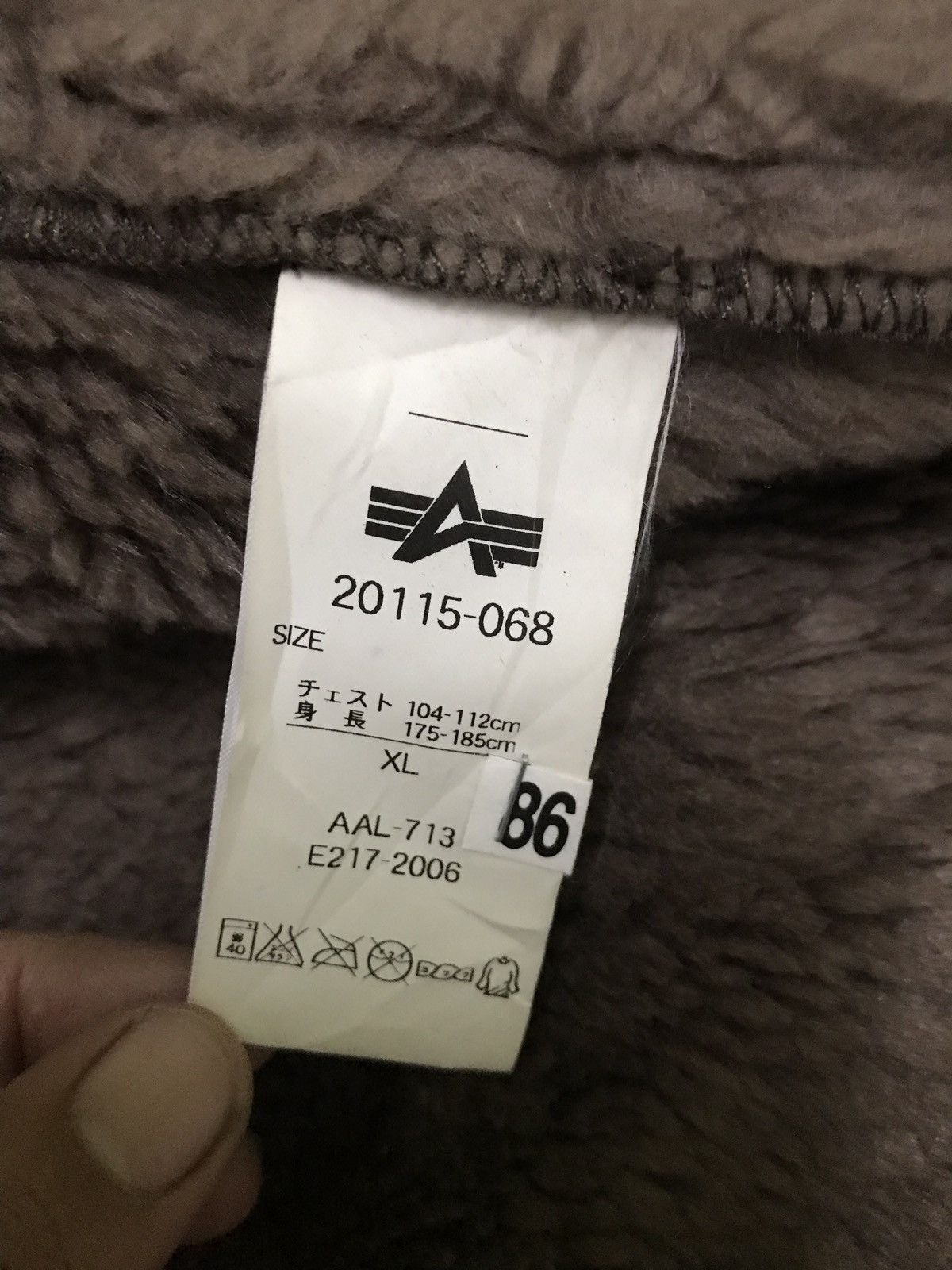 Alpha Industries Heat!!🔥Alpha Industries Type B-3 Suede Sheepskin Leather Size US M / EU 48-50 / 2 - 7 Thumbnail