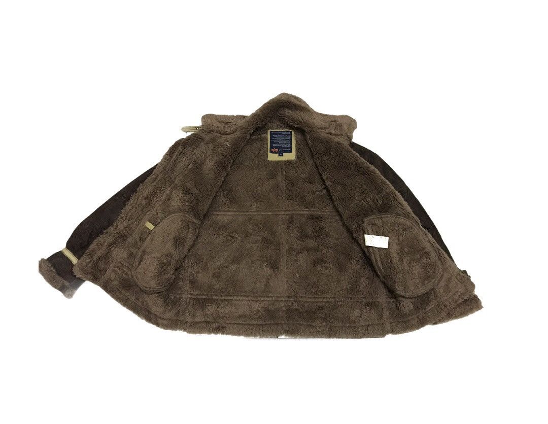 Alpha Industries Heat!!🔥Alpha Industries Type B-3 Suede Sheepskin Leather Size US M / EU 48-50 / 2 - 5 Thumbnail