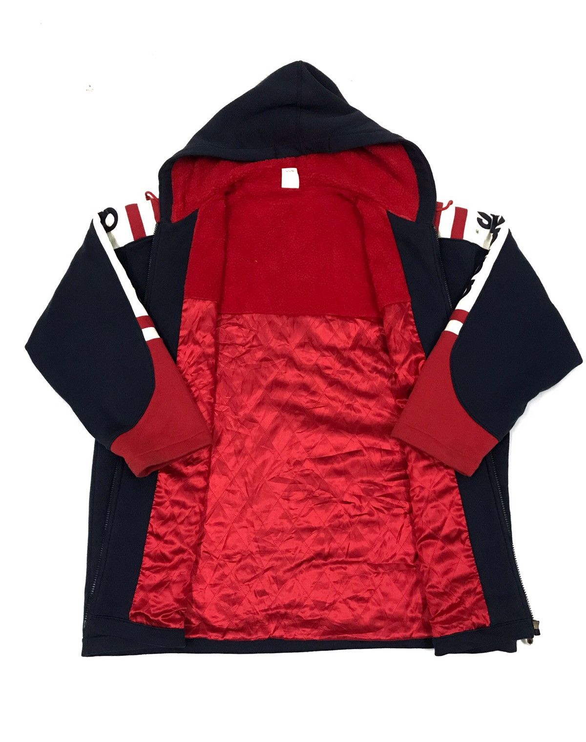 Adidas × Vintage Vintage Adidas Spell Out Big Logo Hoodie Fleece Jacket Size US L / EU 52-54 / 3 - 7 Thumbnail