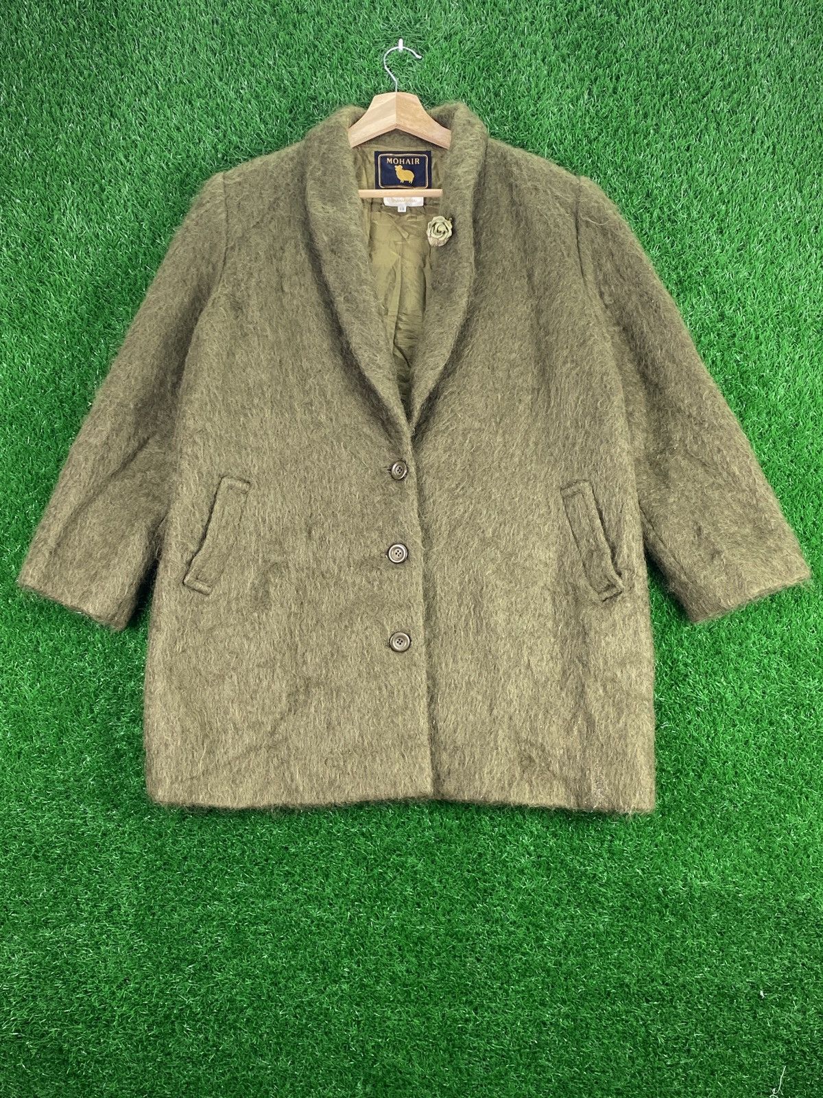 Vintage Mohair Jacket Green