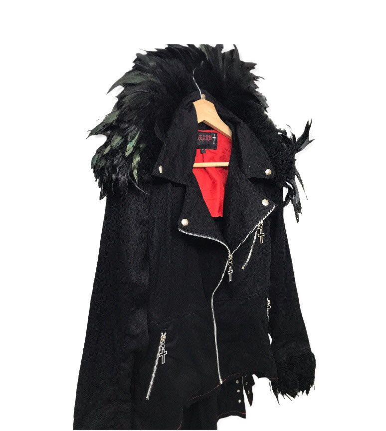 Japanese Brand × Seditionaries Dope🔥!! Reach Feathers Double Colar Seditionaries jacket Size US S / EU 44-46 / 1 - 2 Thumbnail