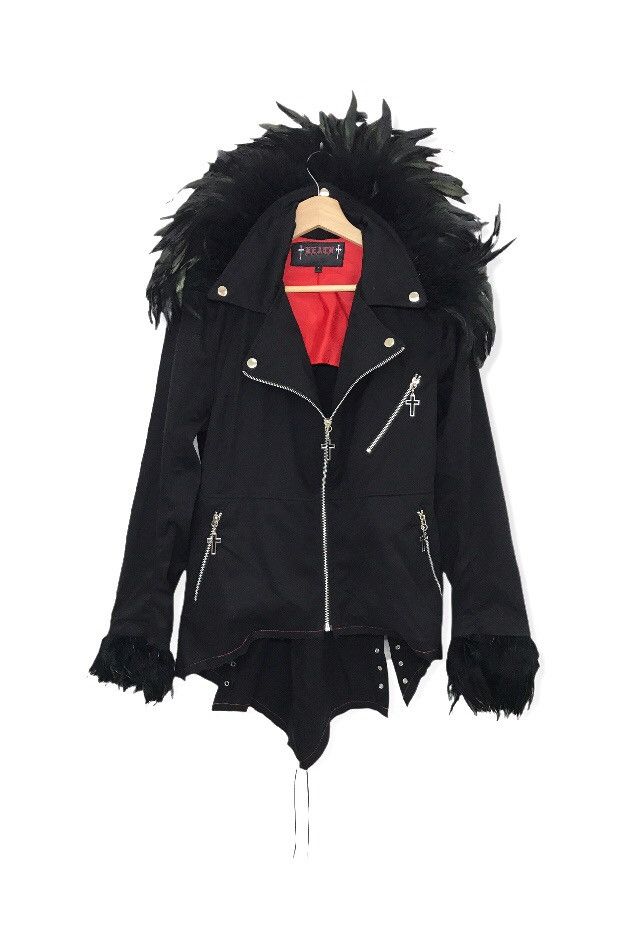 Dope🔥!! Reach Feathers Double Colar Seditionaries jacket