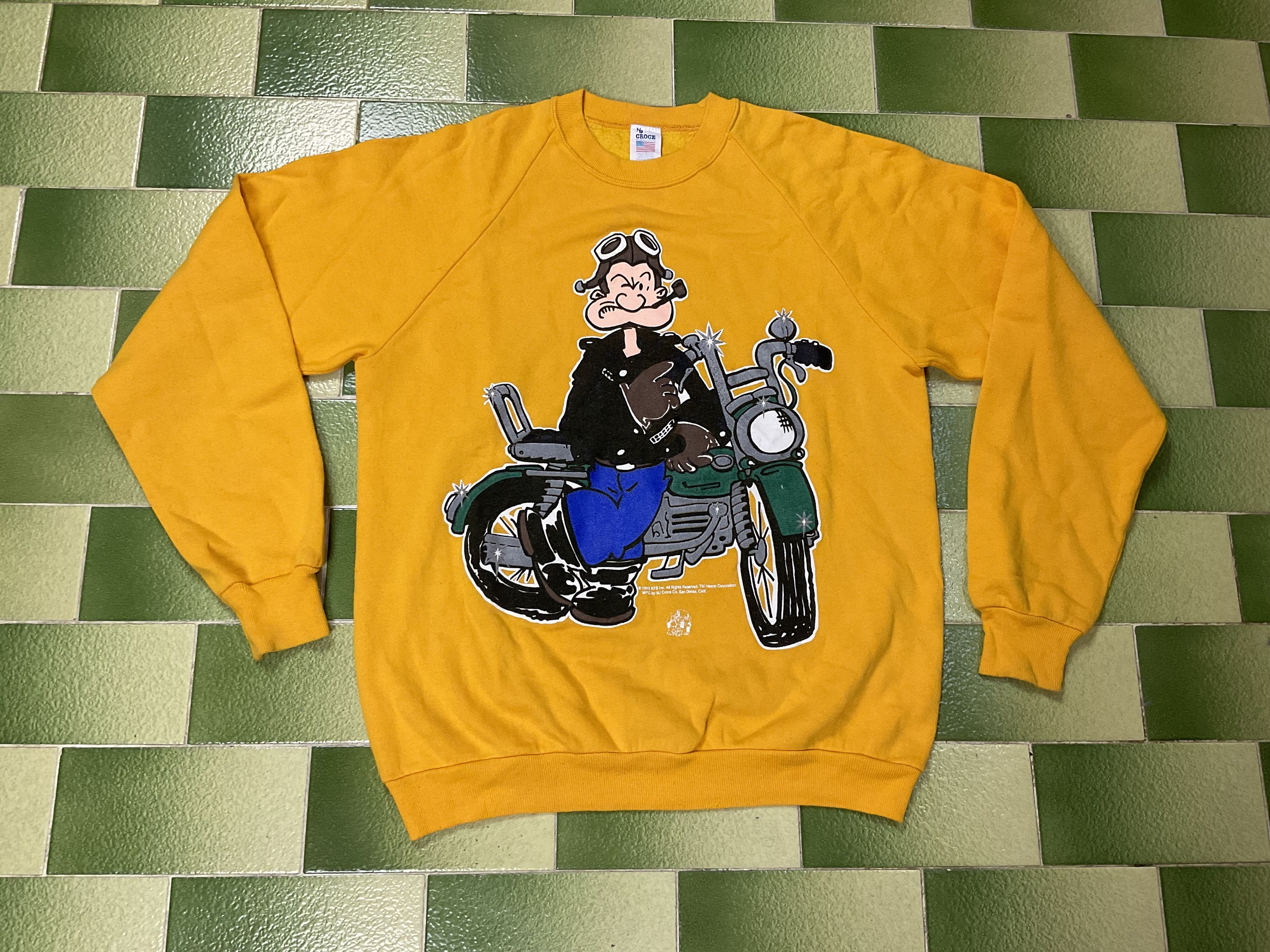 Vintage 90s 1993 Popeye the Sailor Man Sweatshirt Crewneck
