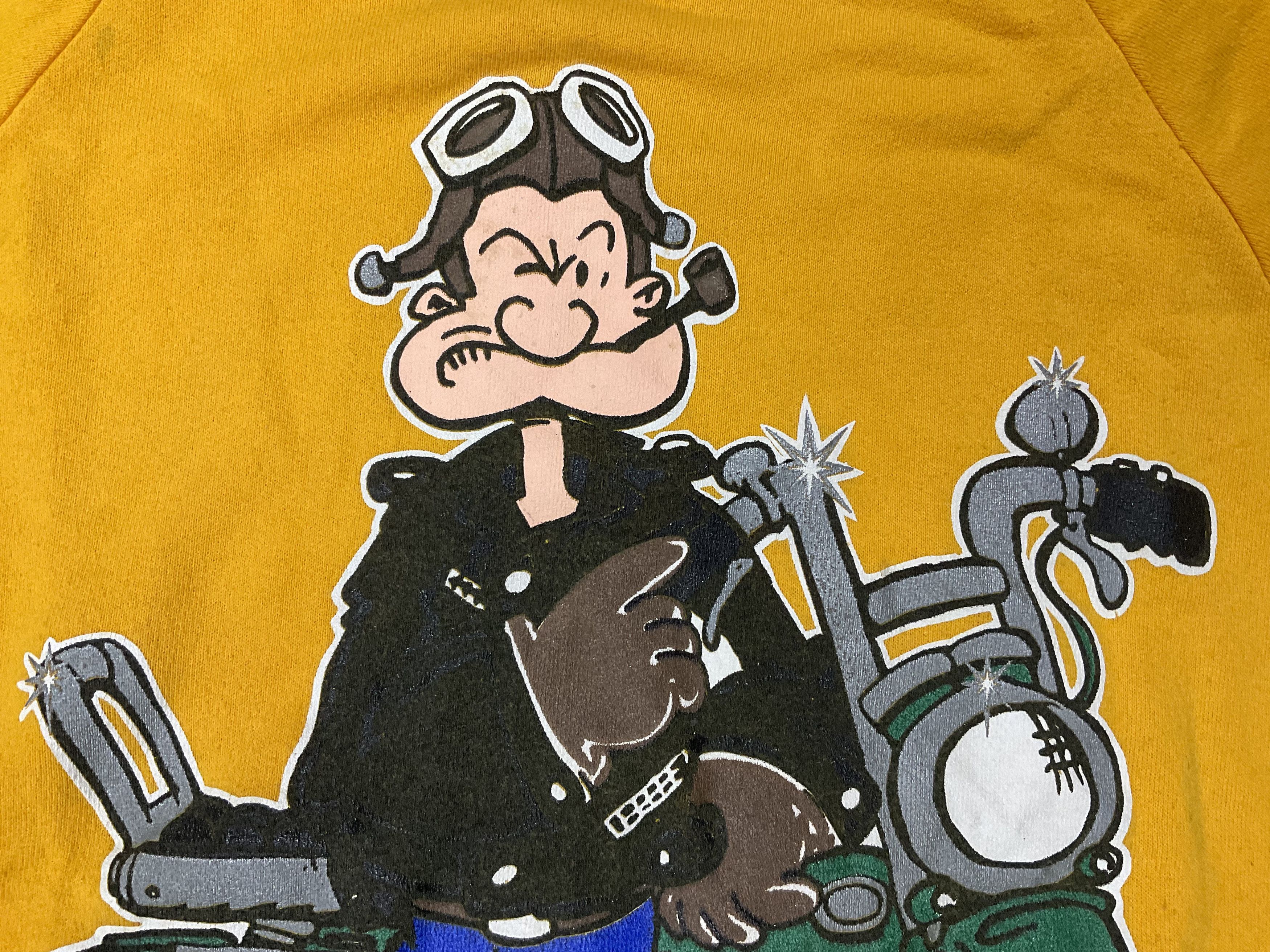 Cartoon Network Vintage 1993 Popeye the Sailor Man Sweatshirt Crewneck Size US M / EU 48-50 / 2 - 4 Thumbnail