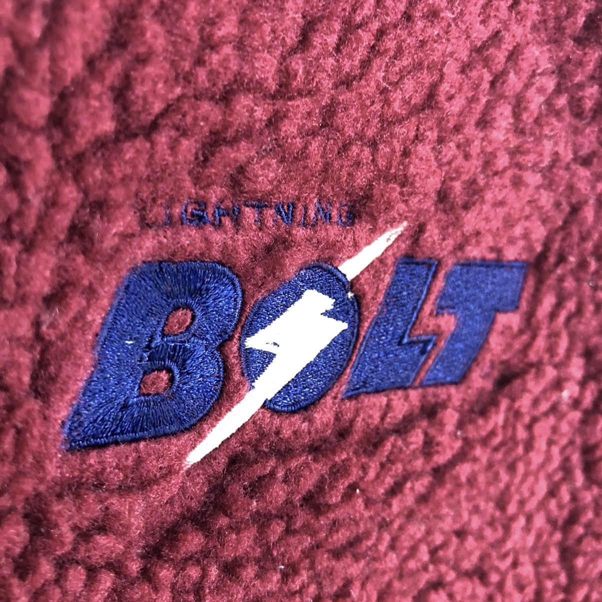 Lightning Bolt Vintage Lightning Bolt Half Zipper Deep Pile Fleece Jacket Size US M / EU 48-50 / 2 - 5 Thumbnail
