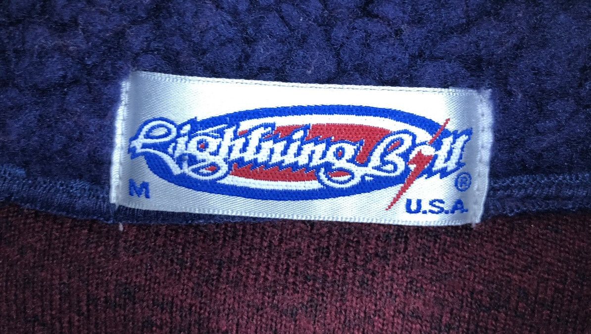 Lightning Bolt Vintage Lightning Bolt Half Zipper Deep Pile Fleece Jacket Size US M / EU 48-50 / 2 - 9 Thumbnail