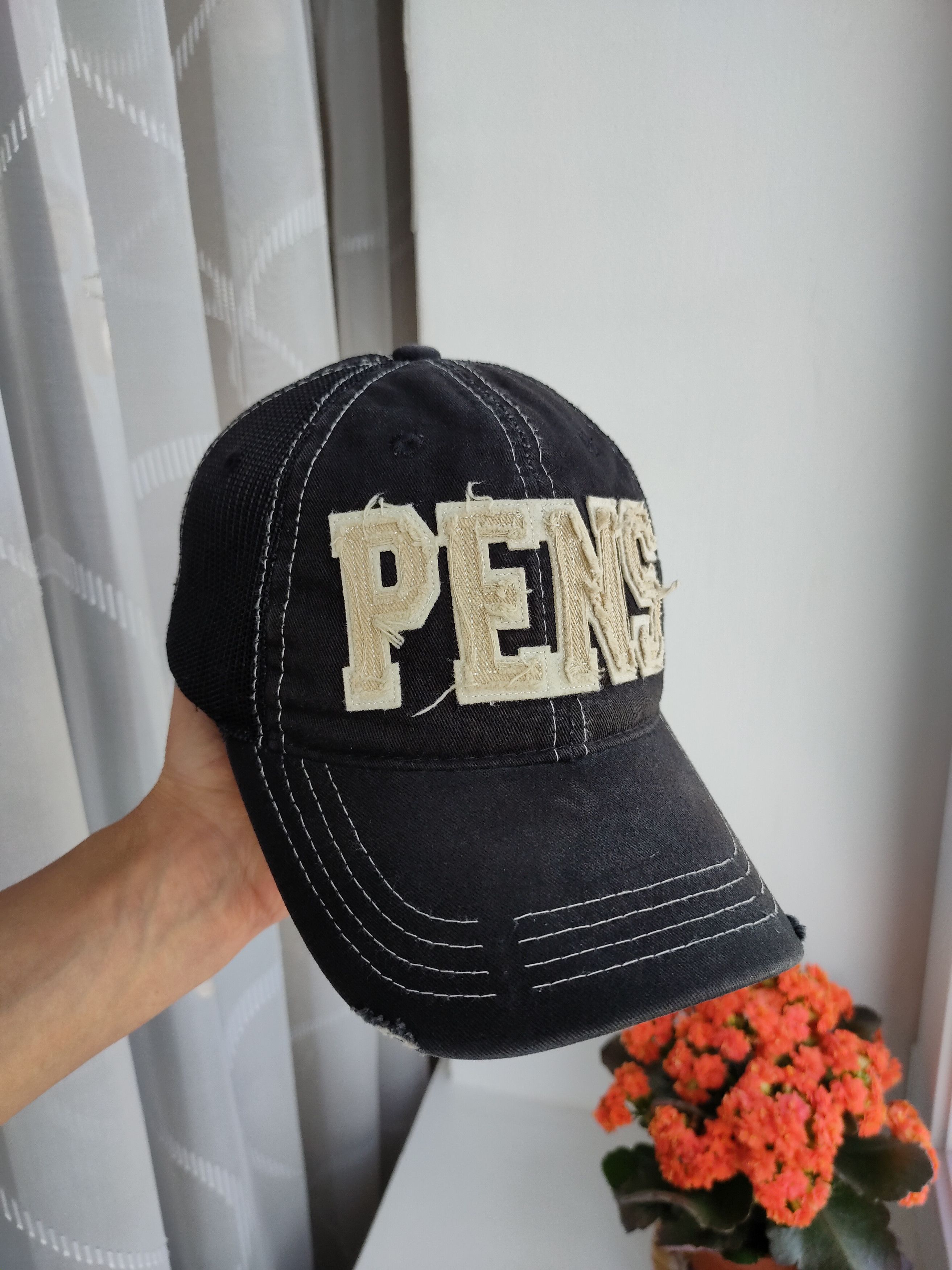 NHL Vintage Pittsburgh Penguins NHL Zephyr Trucker Cap Size ONE SIZE - 10 Thumbnail