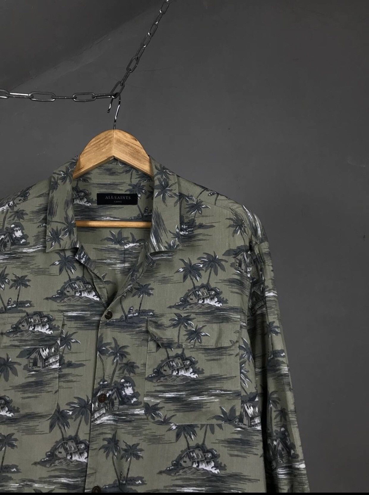 Allsaints Allsaints luxury streetwear crazy multicolor shirt Size US L / EU 52-54 / 3 - 2 Thumbnail