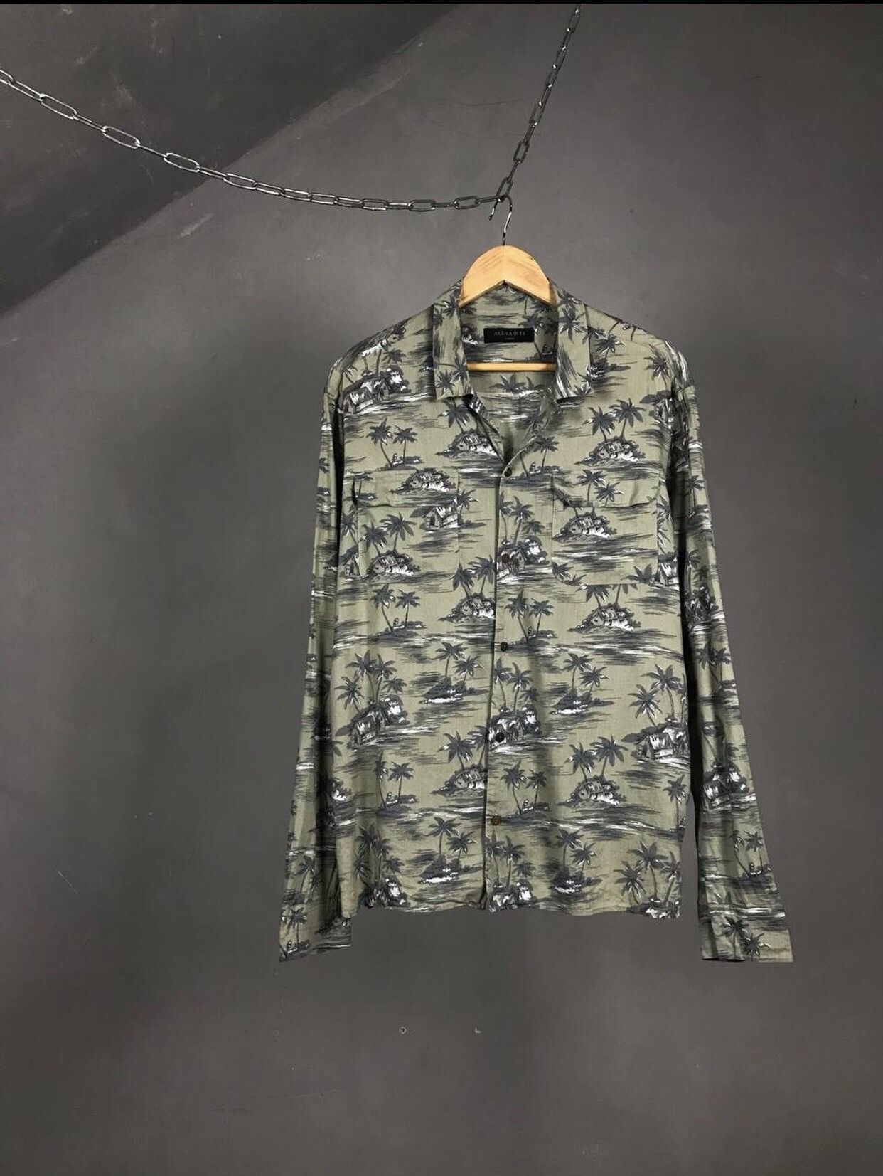 Allsaints Allsaints luxury streetwear crazy multicolor shirt Size US L / EU 52-54 / 3 - 1 Thumbnail