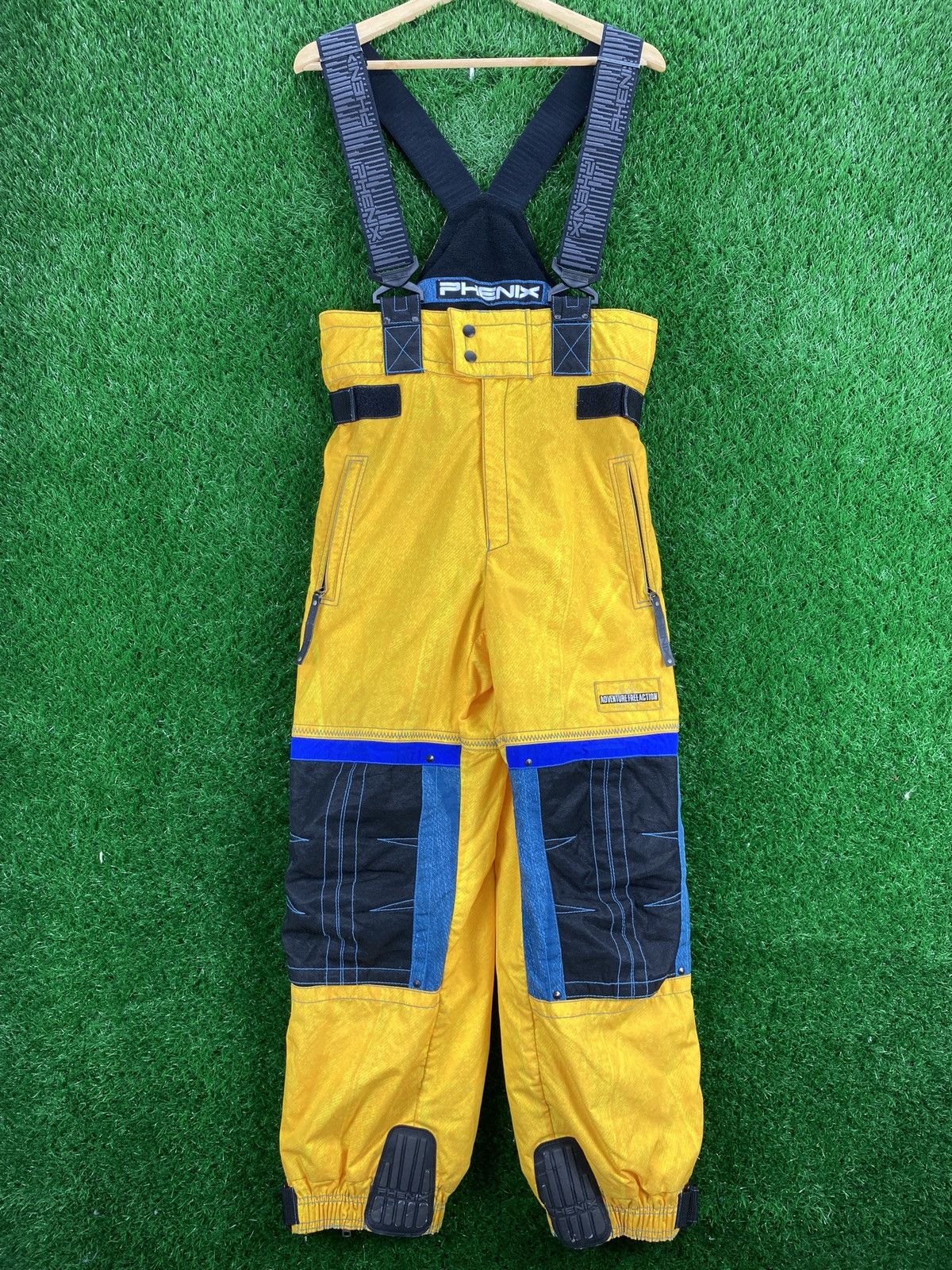 Image of Phenix International Ski Federation Jumpsuit Ski Pants in Yellow, Men's (Size 33)