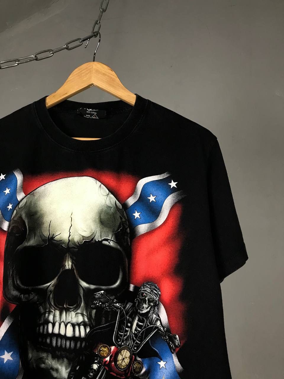 Vintage Skulls vintage rock overprinted tee Size US L / EU 52-54 / 3 - 2 Thumbnail