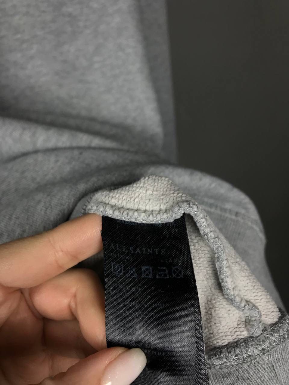 Allsaints Allsaints luxury streetwear gray sweatshirt Size US L / EU 52-54 / 3 - 4 Thumbnail