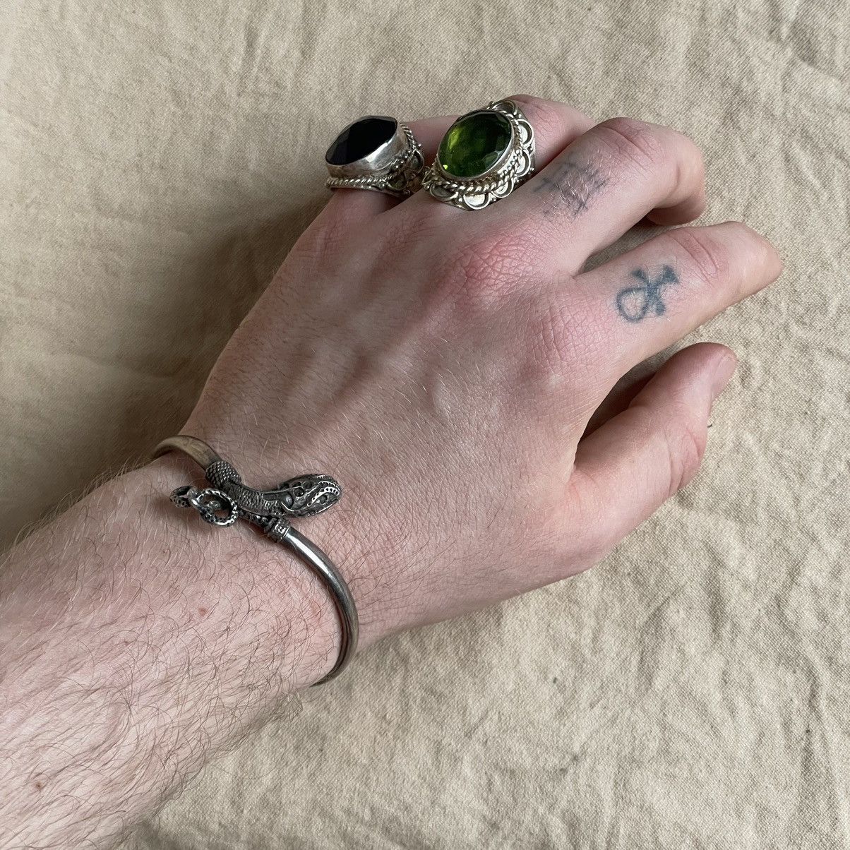 Jewelry × Vintage Vintage Serpent Protector Bracelet Size ONE SIZE - 1 Thumbnail