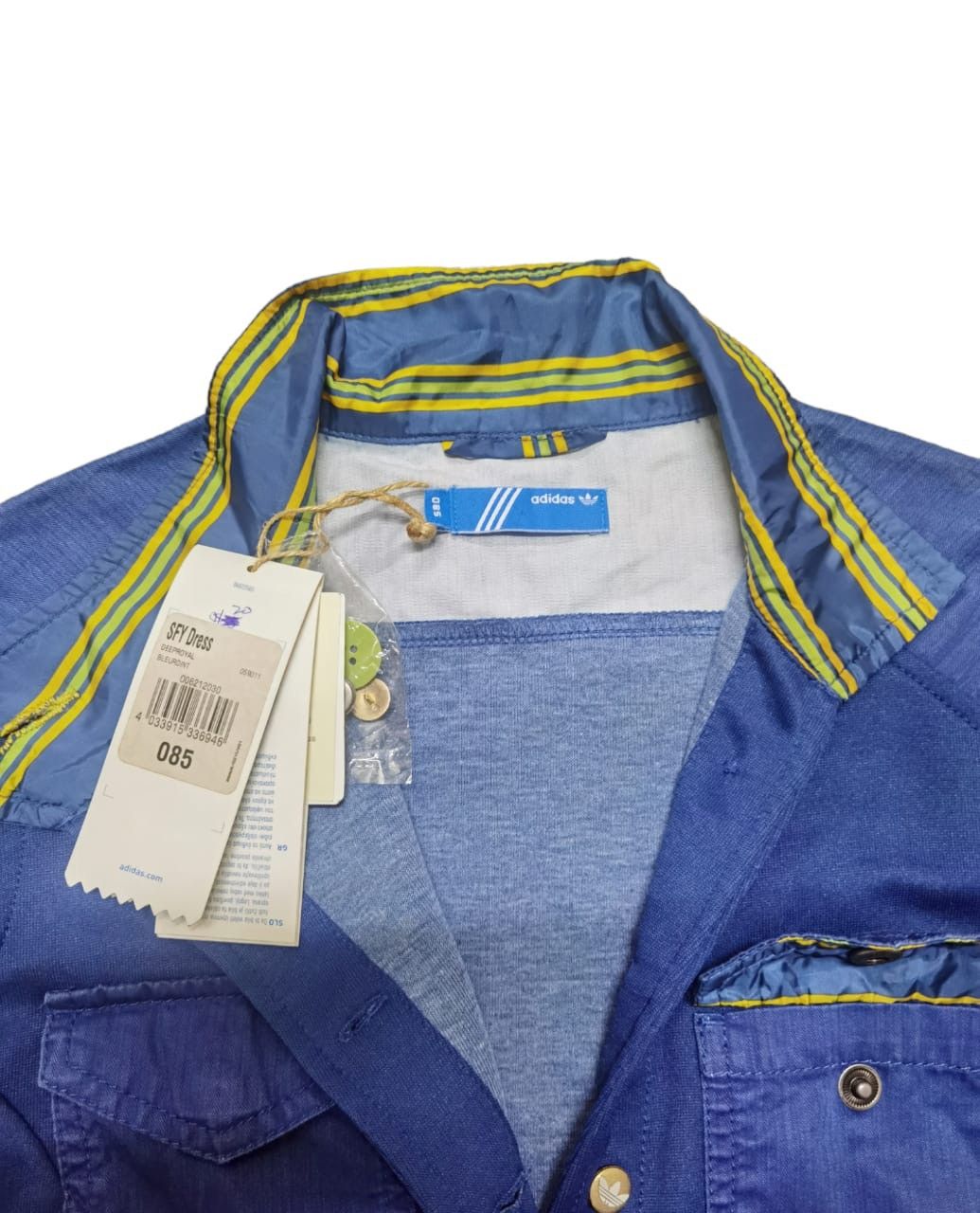 Adidas × Vintage Vintage Adidas SFY Dress Shirt Patches Design Rare Size S / US 4 / IT 40 - 6 Thumbnail