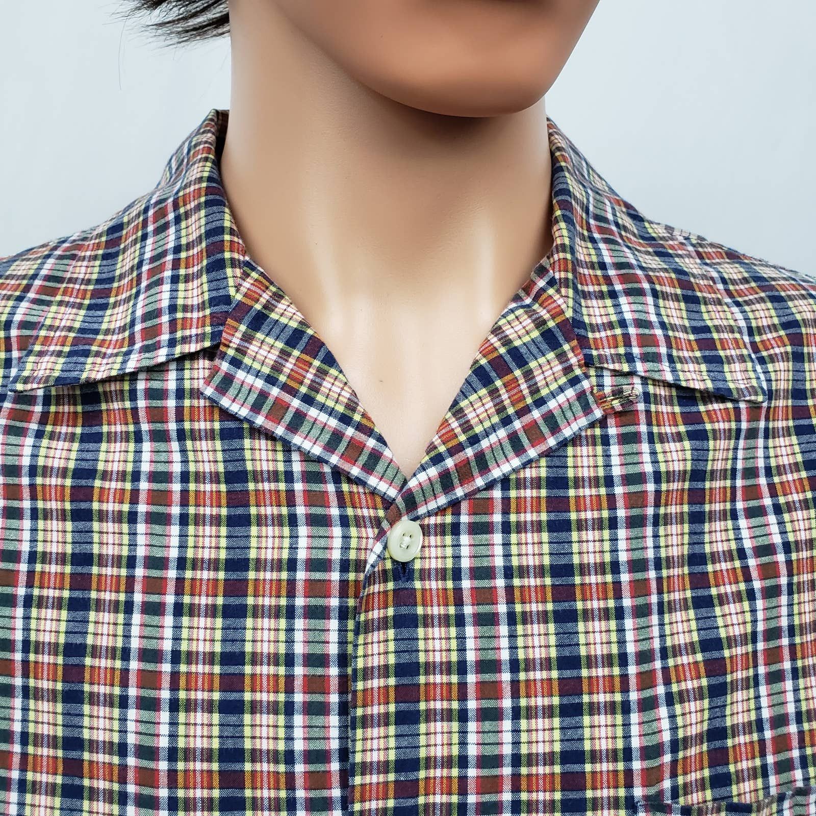 Polo Ralph Lauren Polo Ralph Lauren Adams Camp Shirt Plaid Short Sleeve