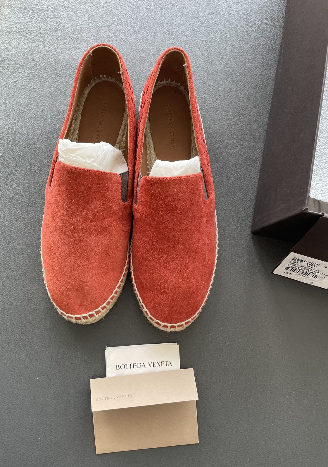 Bottega Veneta $850 Value Limited Edition Runway Leather Espadrilles New Size US 7 / EU 40 - 9 Thumbnail