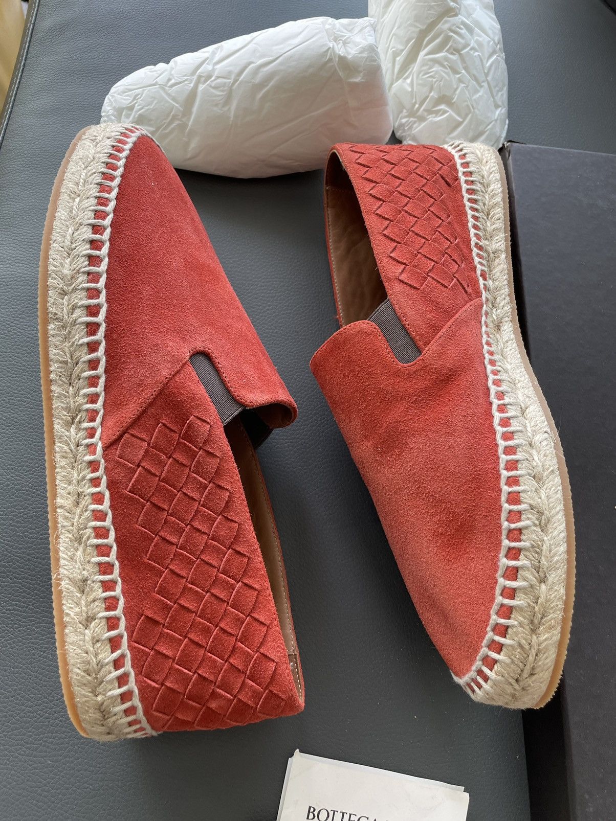 Bottega Veneta $850 Value Limited Edition Runway Leather Espadrilles New Size US 7 / EU 40 - 18 Thumbnail