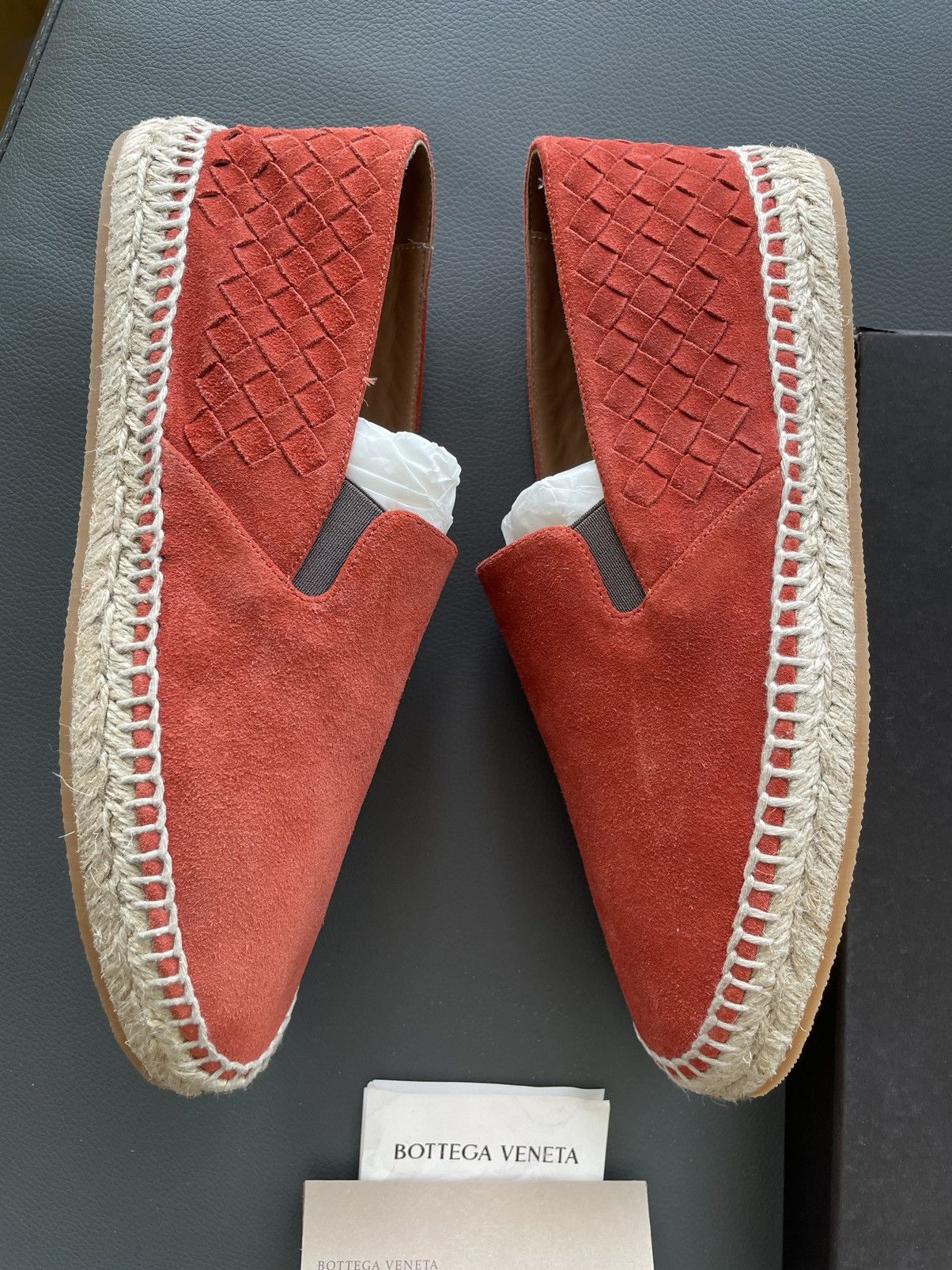 Bottega Veneta $850 Value Limited Edition Runway Leather Espadrilles New Size US 7 / EU 40 - 10 Thumbnail