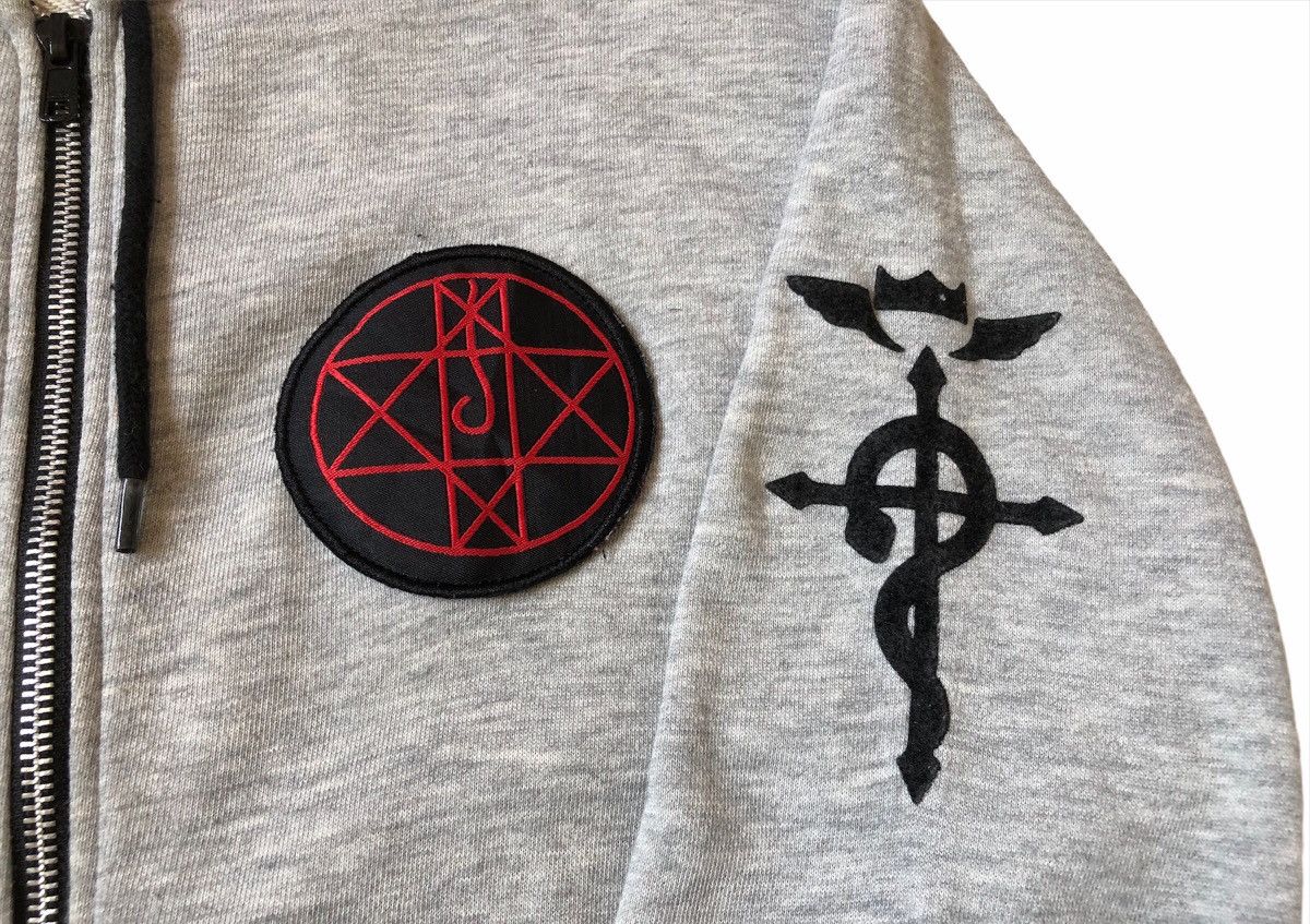 Vintage Fullmetal Alchemist Japanese Anime Hoodie Sweatshirt