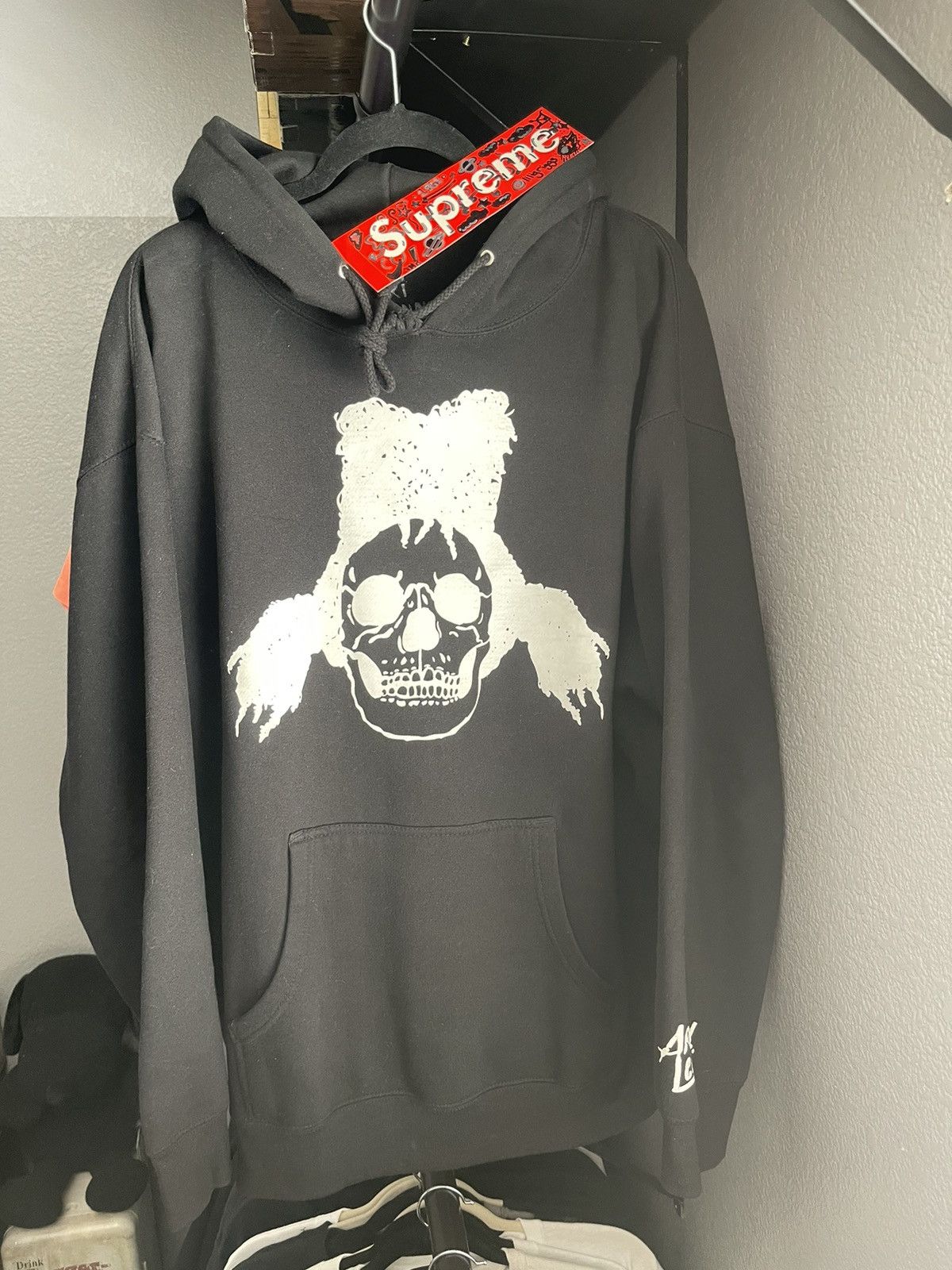 image of Dreamville x J Cole 2017 Ari Lennox Pho Skull Hoodie 4Yeo Tour Exclusive in Black, Men's (Size XL)