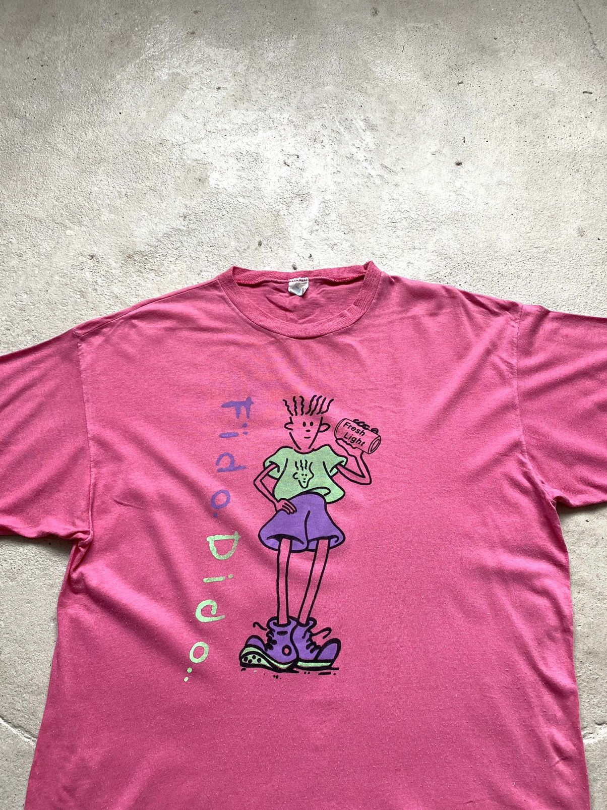 Cartoon Network Rare! 80’s Fido Dido T Shirt Surf Style Skate Gang Size US M / EU 48-50 / 2 - 2 Thumbnail