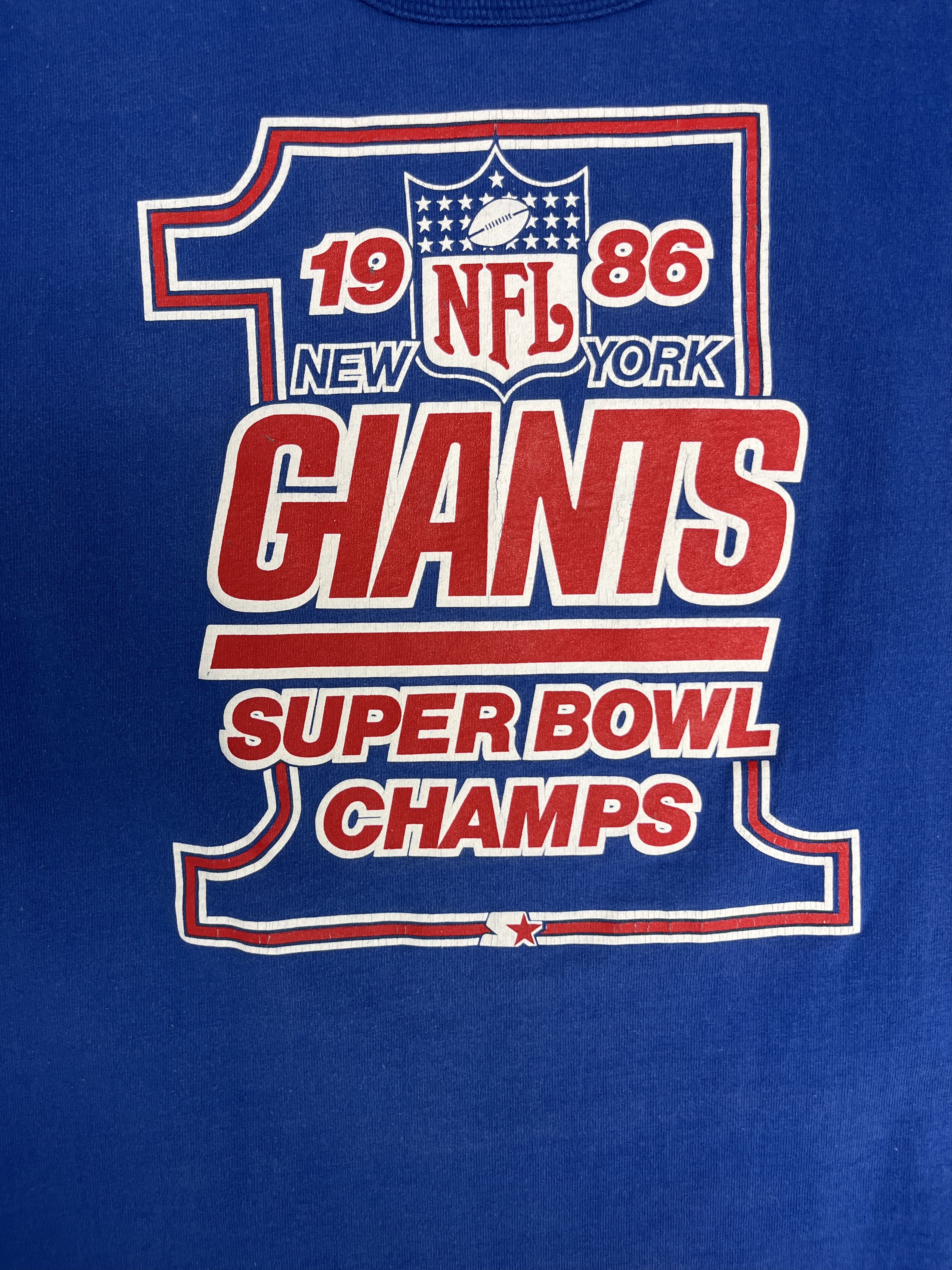 Starter New York Giants Super Bowl 1986 Champions Graphic Tee Size US L / EU 52-54 / 3 - 2 Thumbnail