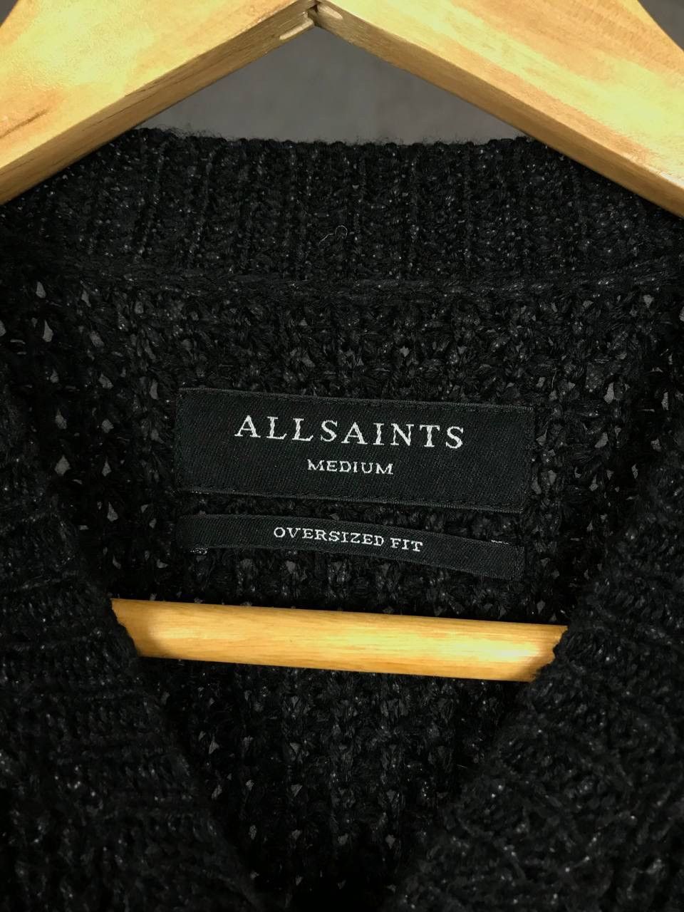 Allsaints Allsaints luxury distressed oversized zip sweater Size US M / EU 48-50 / 2 - 3 Thumbnail